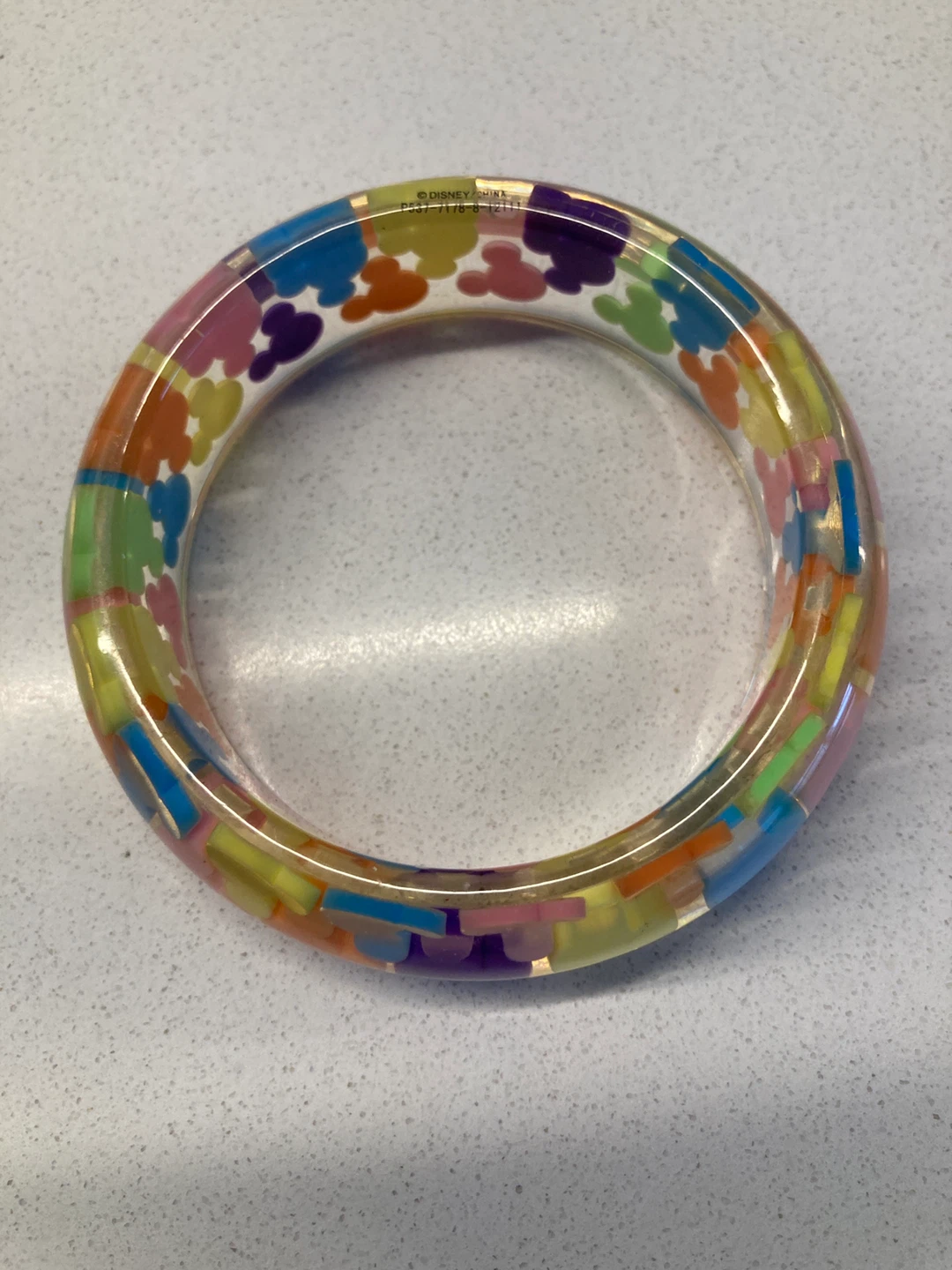 Disney Mickey Mouse Colourful Resin Bangle Bracelet - photo 2