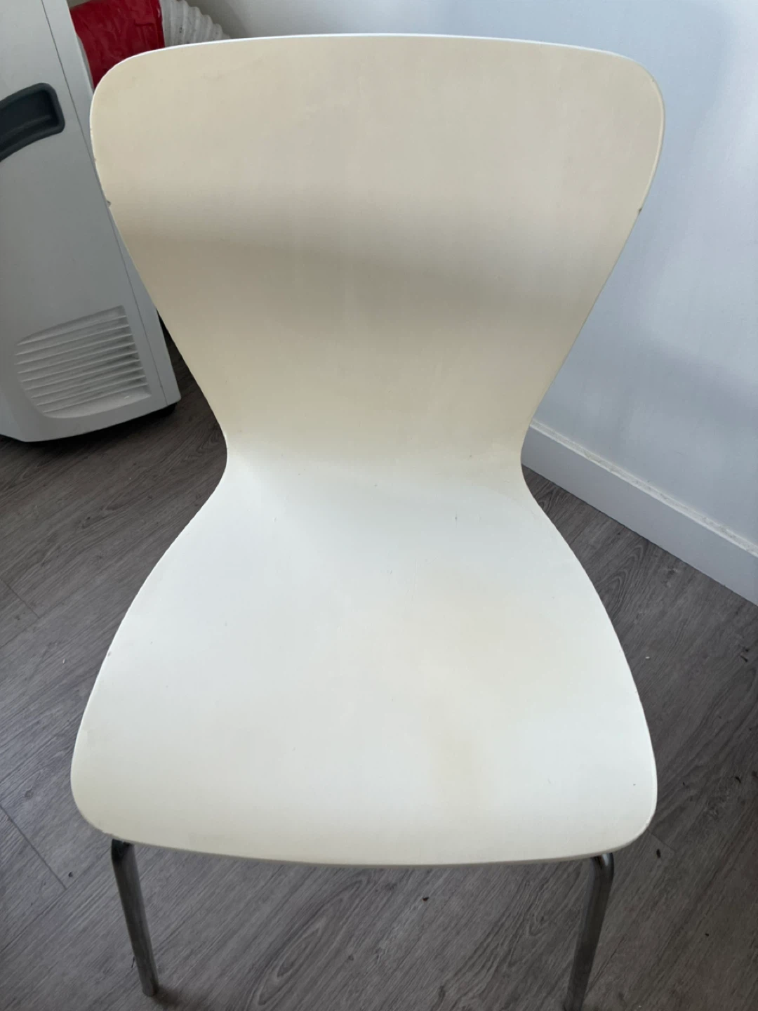 White modern dining chair - photo 3