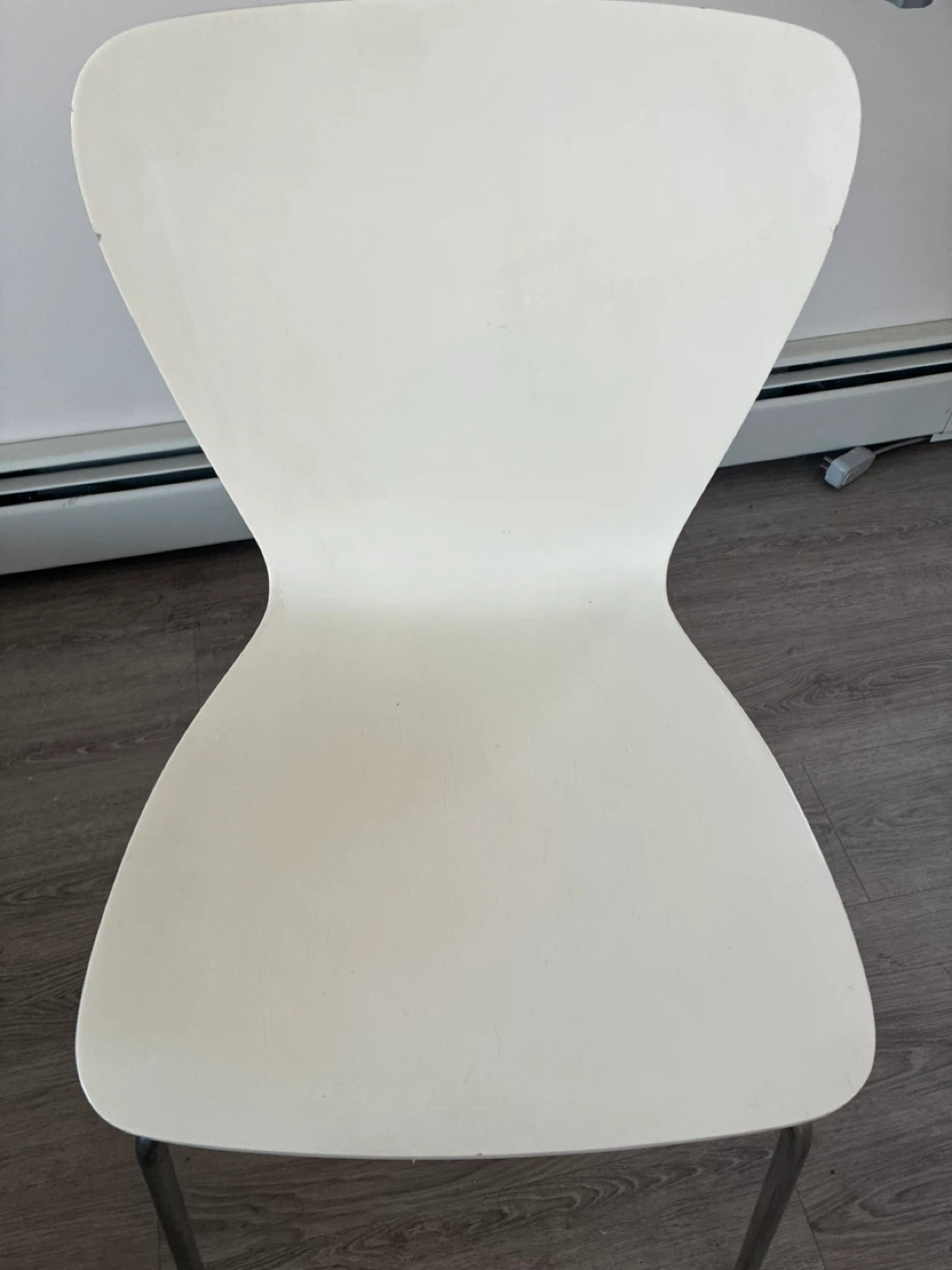 White modern dining chair - photo 5