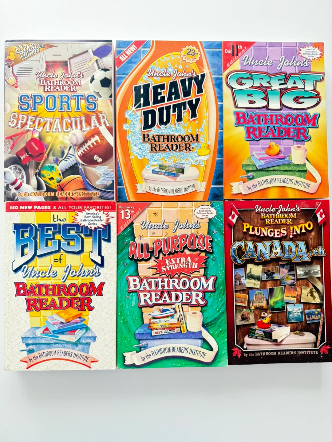 Uncle John's Bathroom Reader Book Lot
