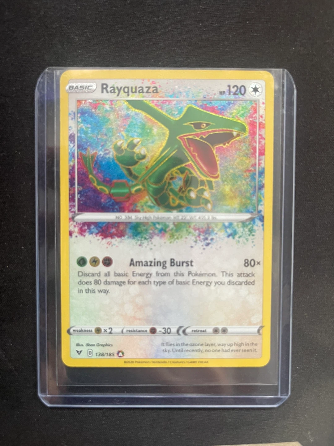 Pokemon Card - Rayquaza (135/185)