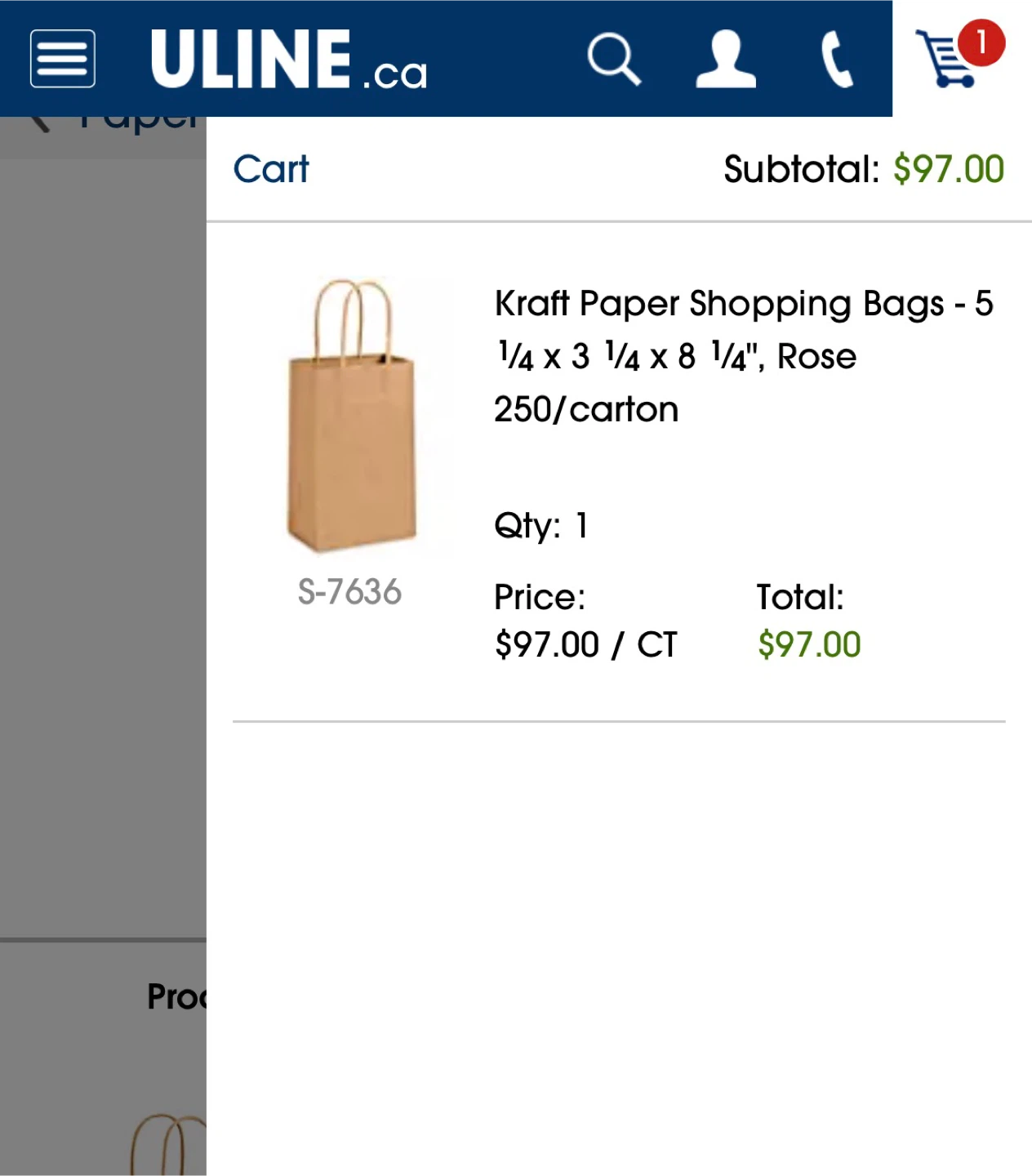 Bulk kraft paper gift bags (133 pcs) Uline paper shopping bags - photo 4