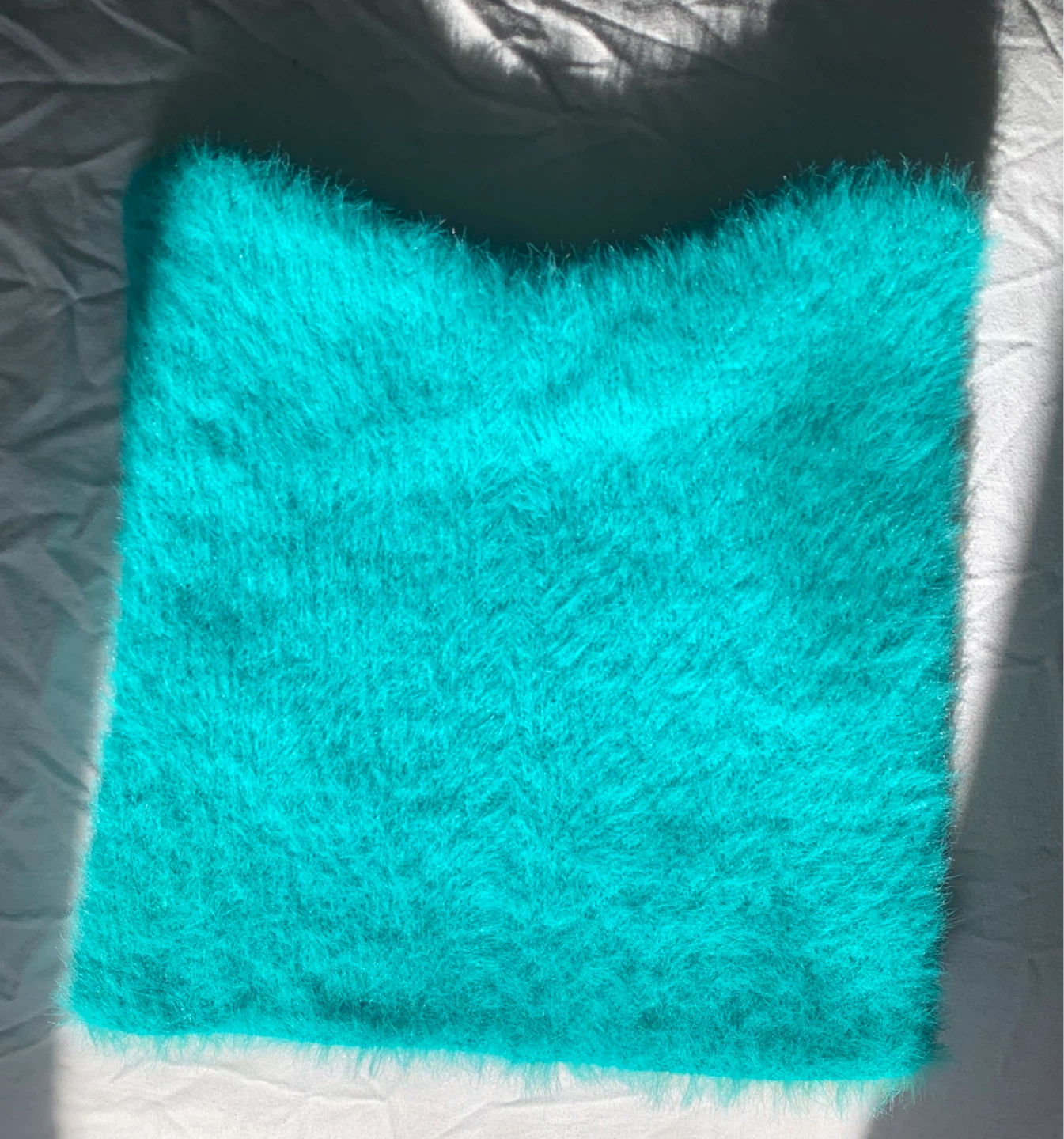 Authentic GTHIC Teal Orange Star Print Knitted Cat Ear Beanie - photo 2