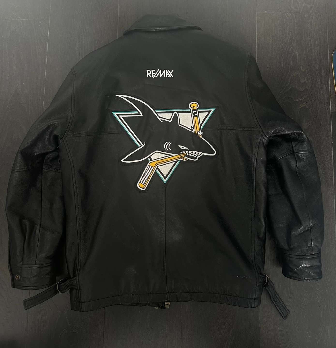 Vintage Black Leather Jacket - photo 2