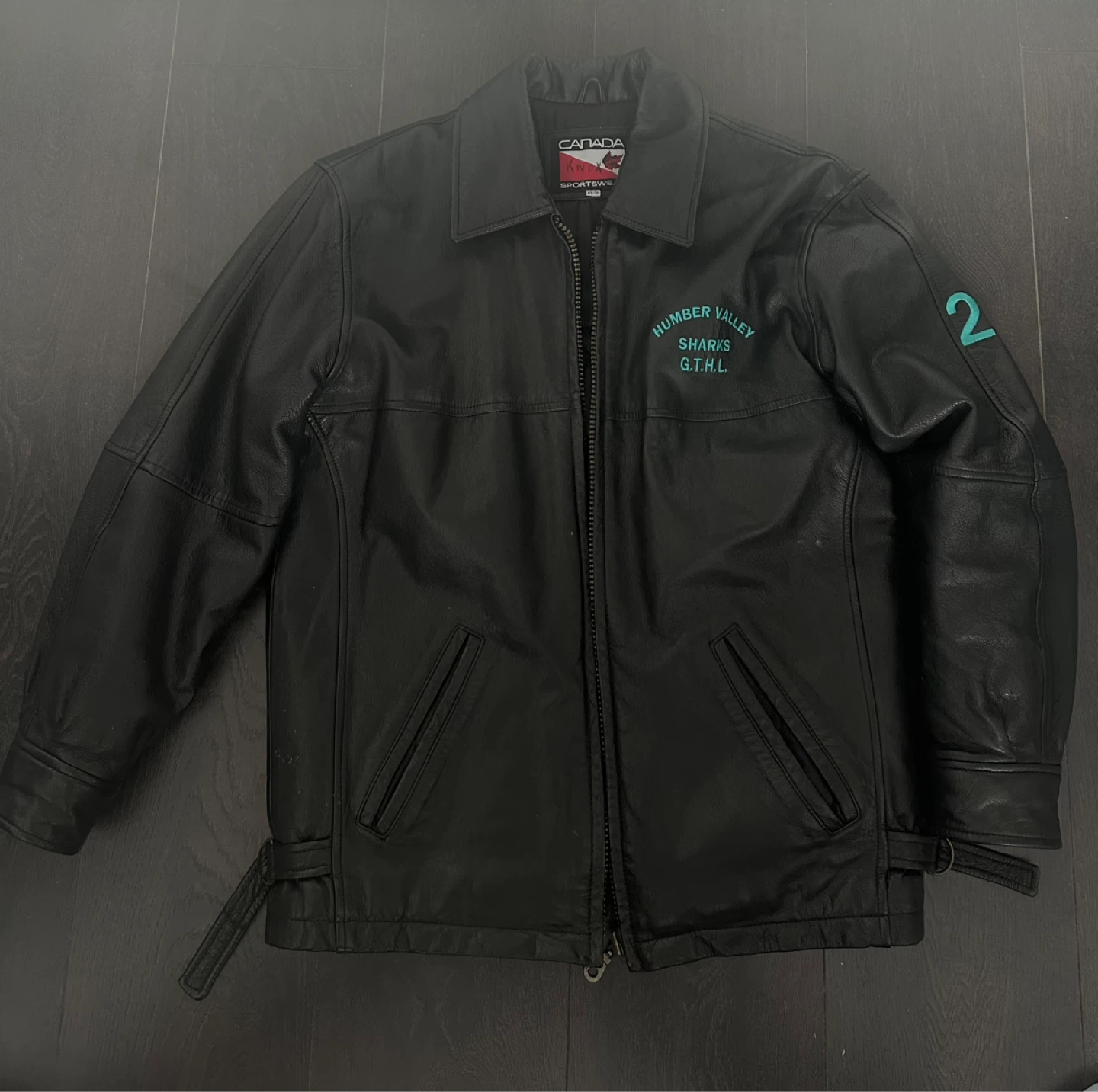 Vintage Black Leather Jacket