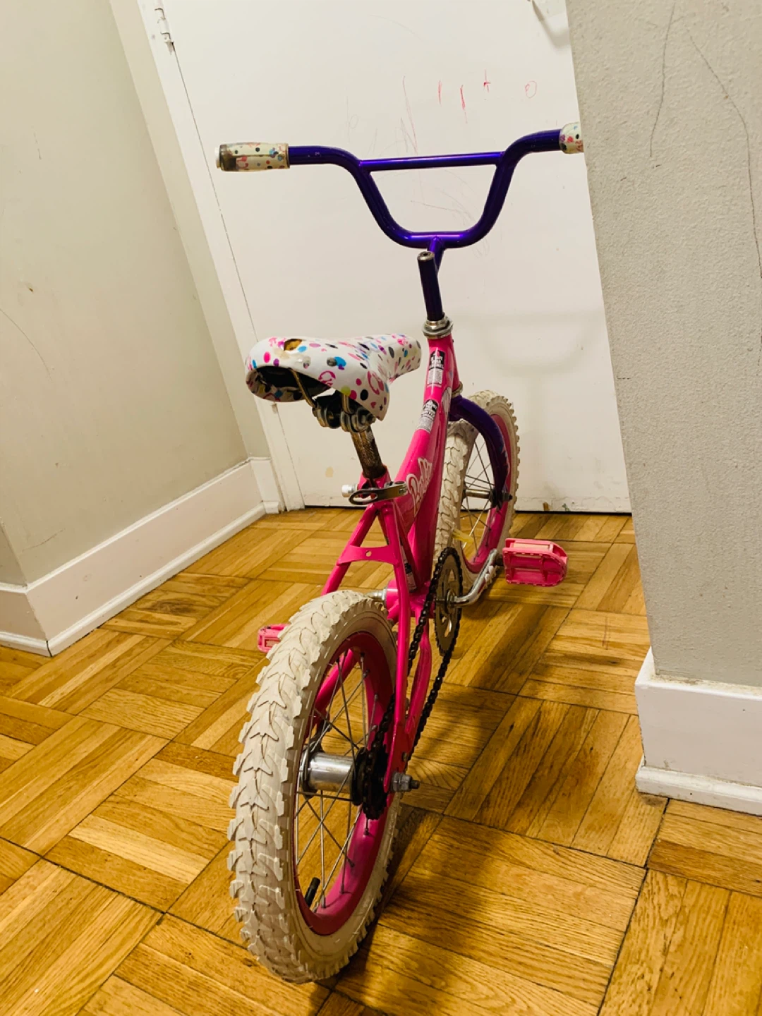 Pink Barbie Kids Bike