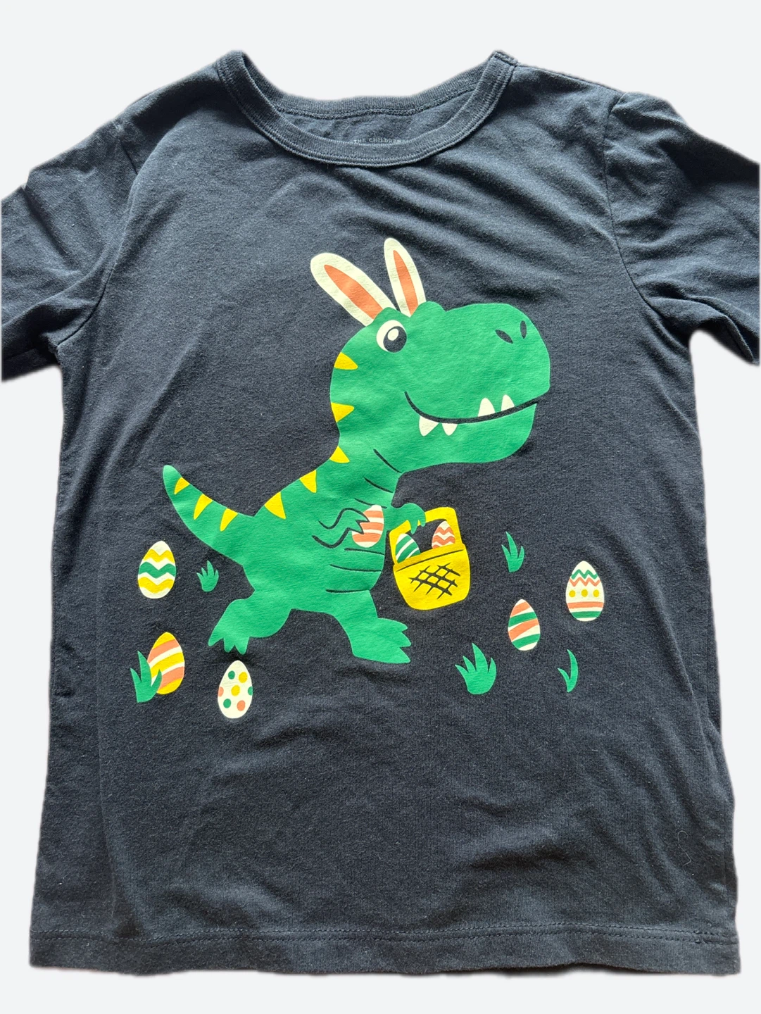 The Children's Place T-Shirt Size 5T Dinosaur Easter Graphic
