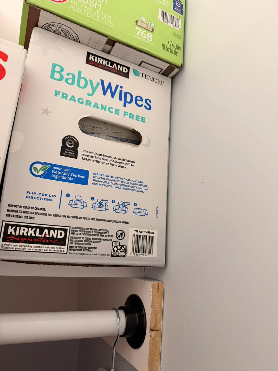 Kirkland Signature Baby Wipes, Fragrance Free