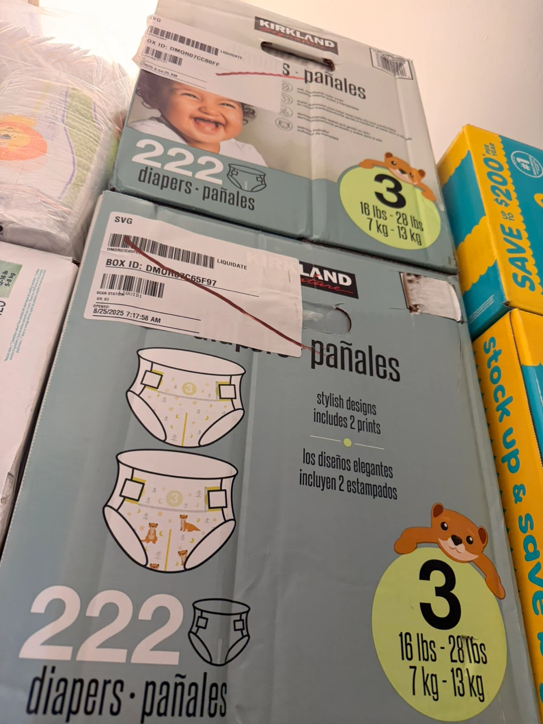 Kirkland Signature Size 3 Diapers - 222 Count