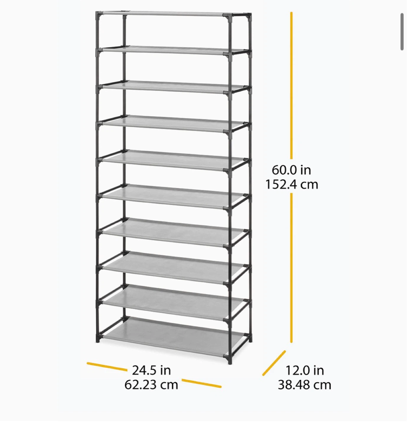 Black shoes rack - photo 3