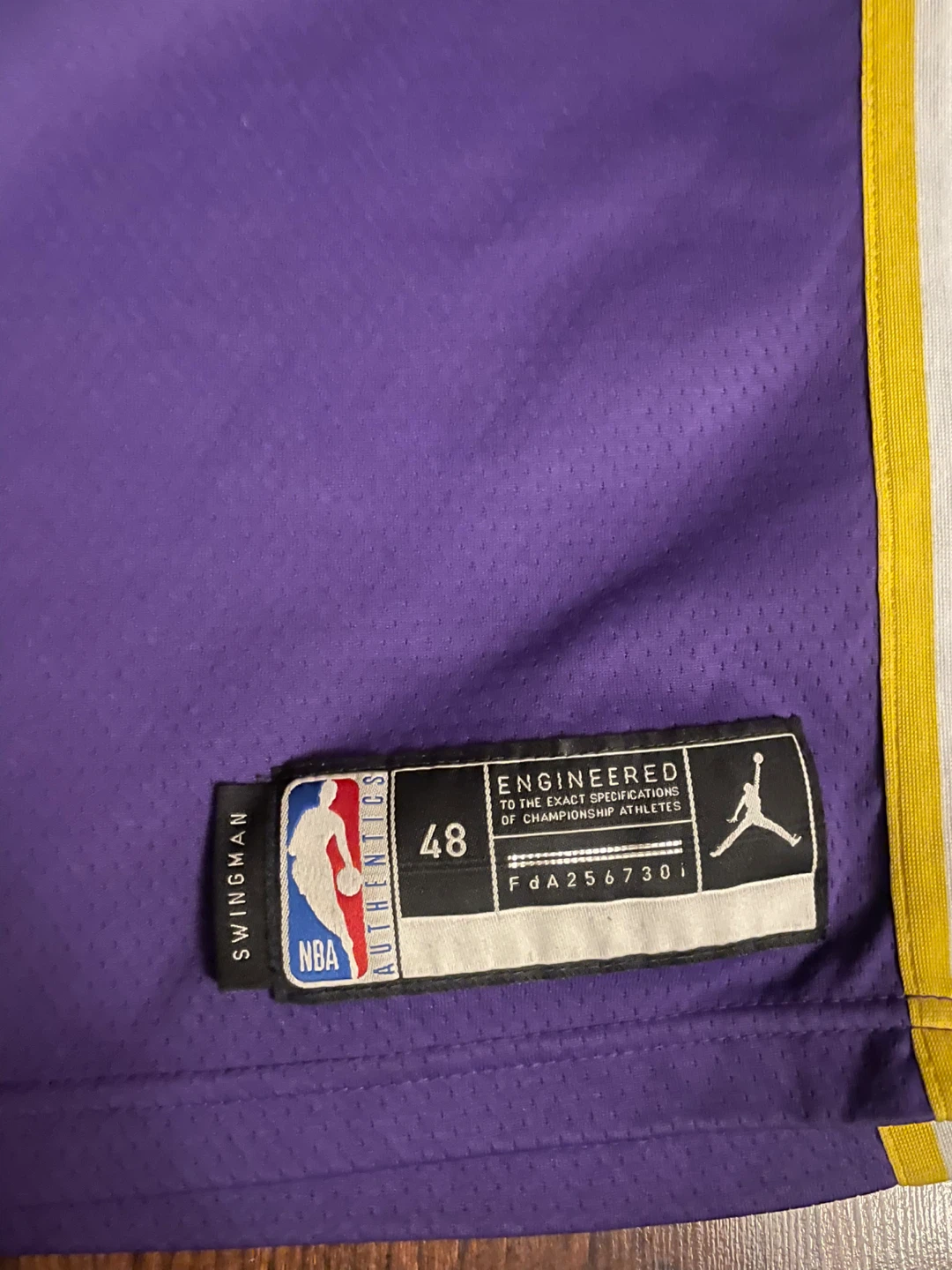 Los Angeles Lakers LeBron James #23 Jordan jersey - photo 2