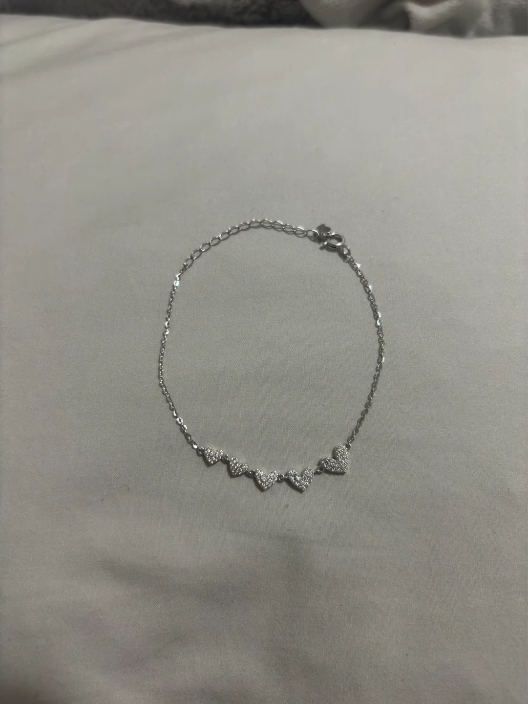 Silver Heart Bracelet