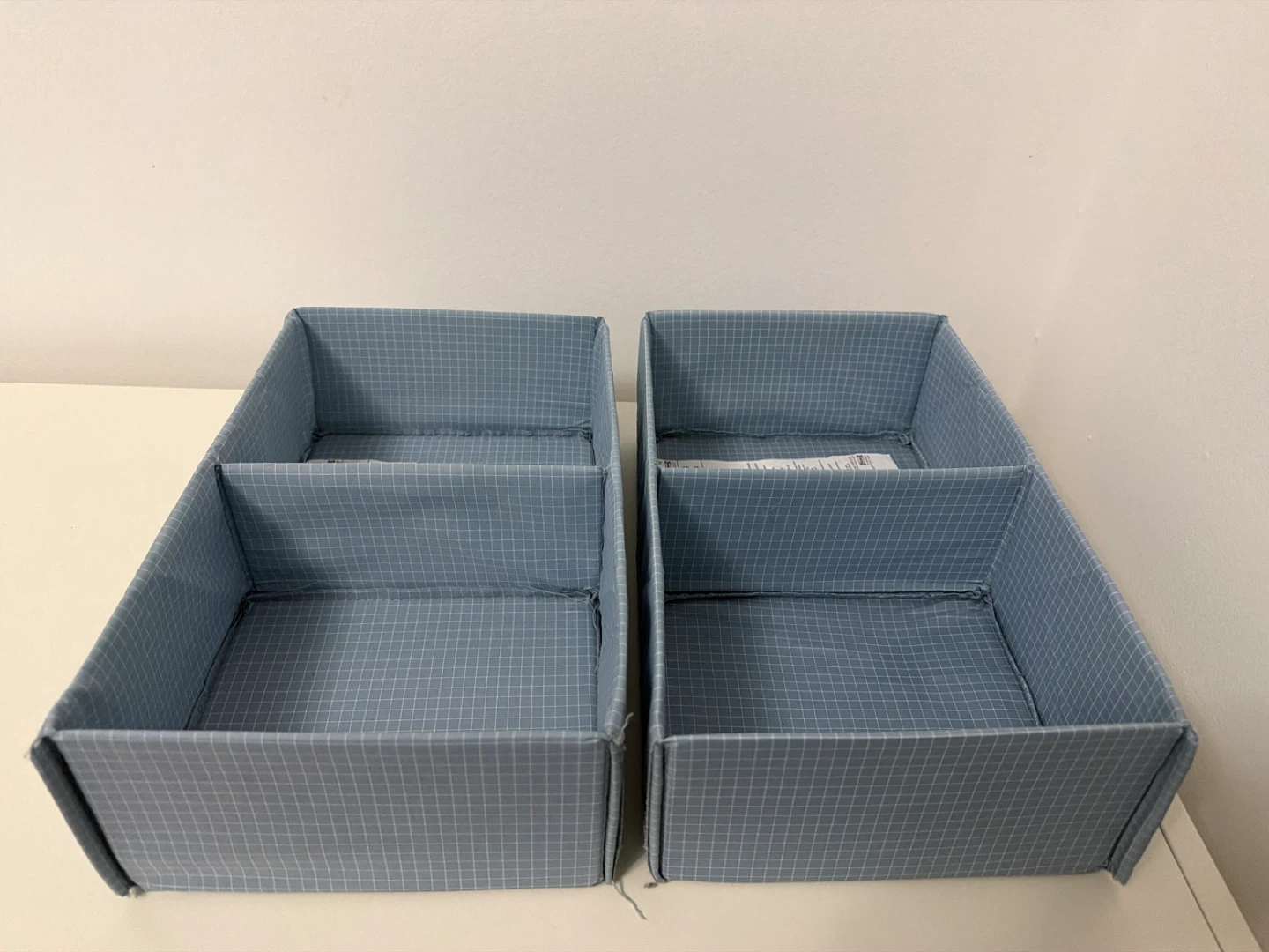 IKEA SKUBB Storage Boxes with free white one