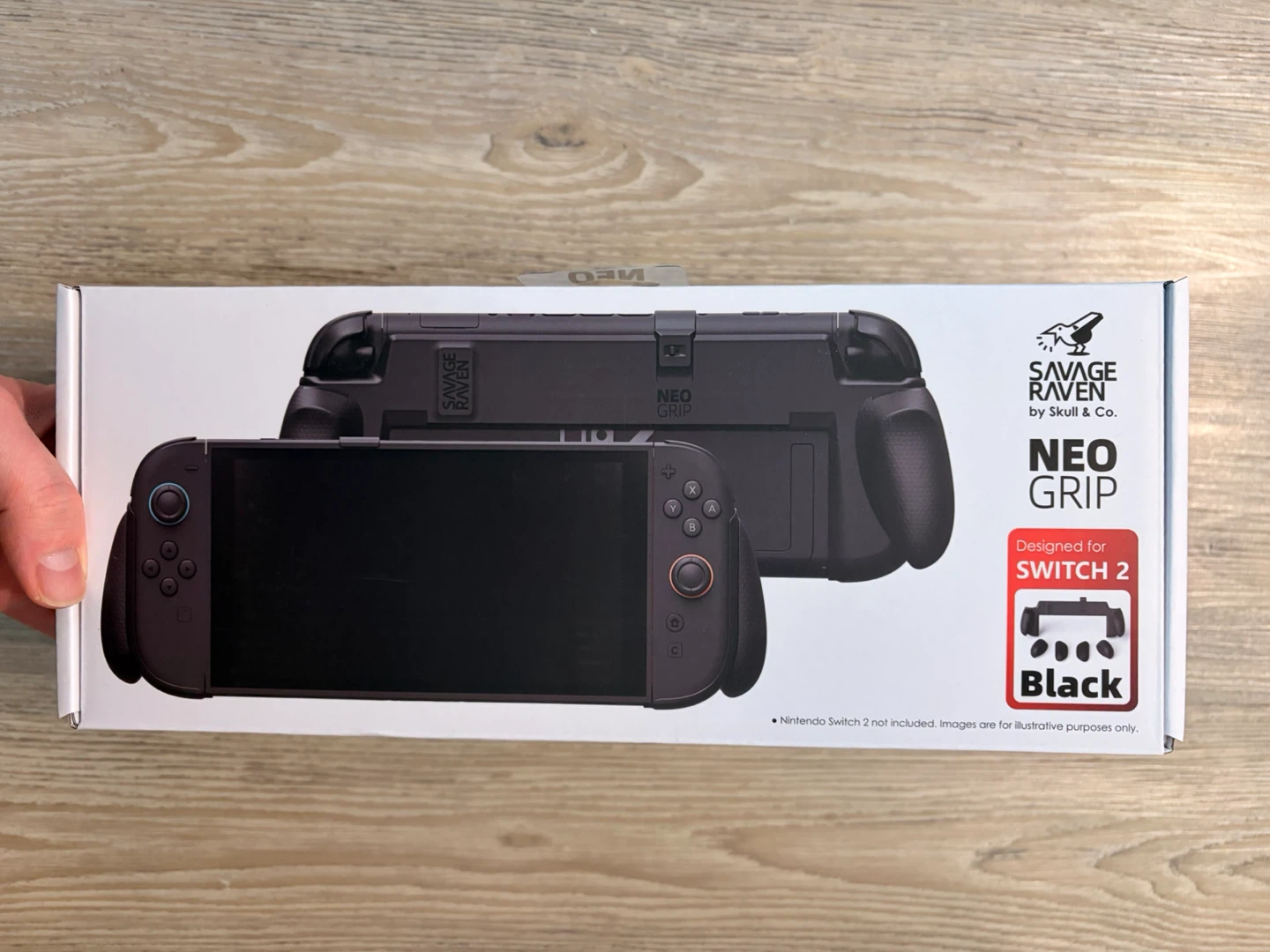 Savage Raven Neo Grip Case for Nintendo Switch 2 - Black