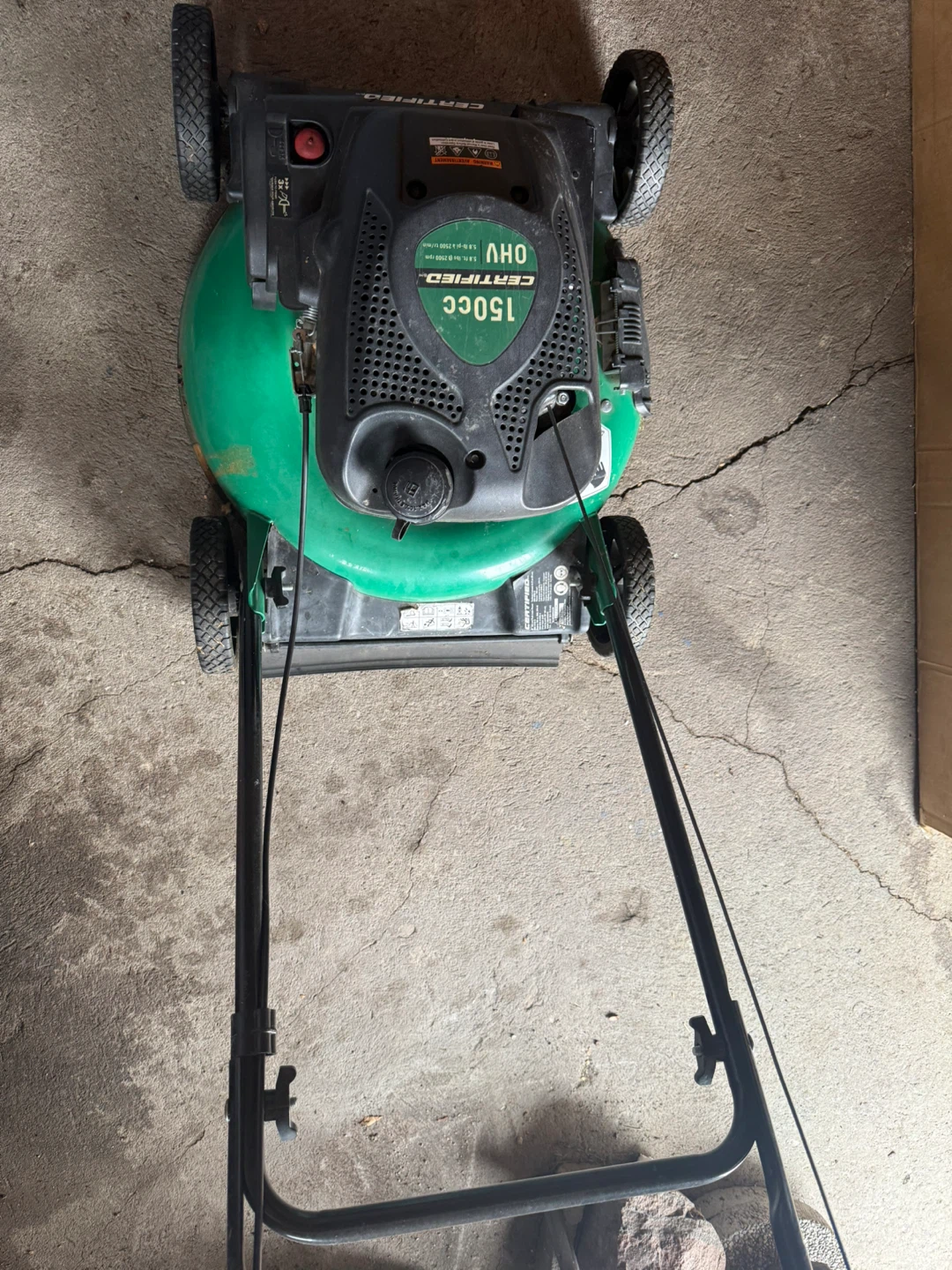 CERTIFIED OHV 150cc Lawnmower - photo 4