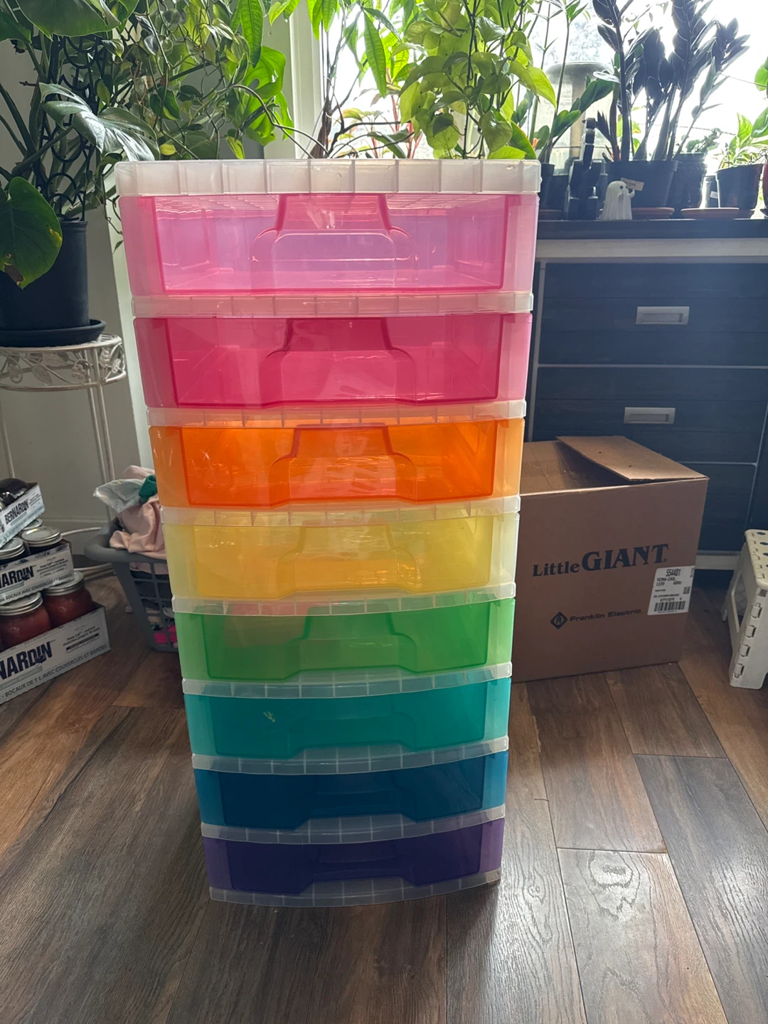 Rainbow 8-Drawer Organizer Storage Cart