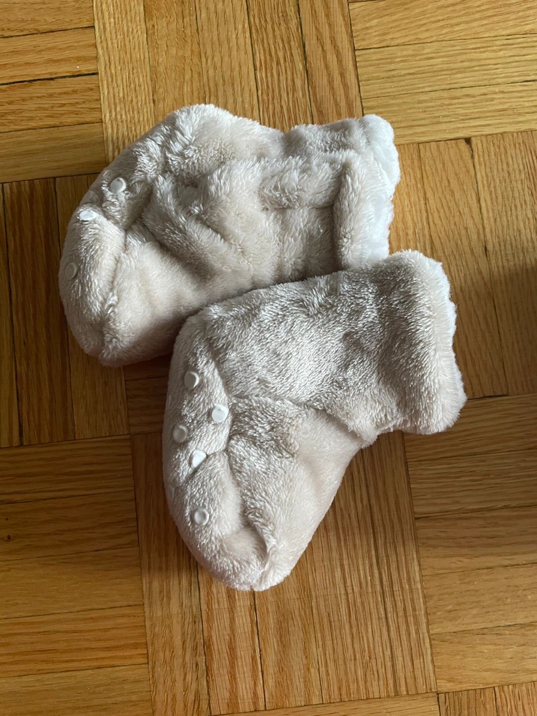 Fuzzy Baby Booties