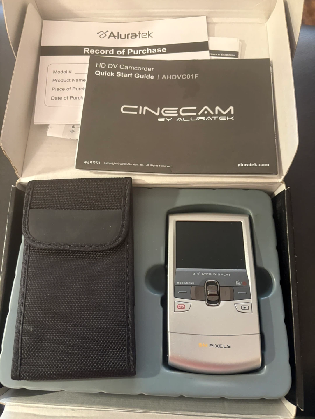 Aluratek Cinecam HD DV Camcorder