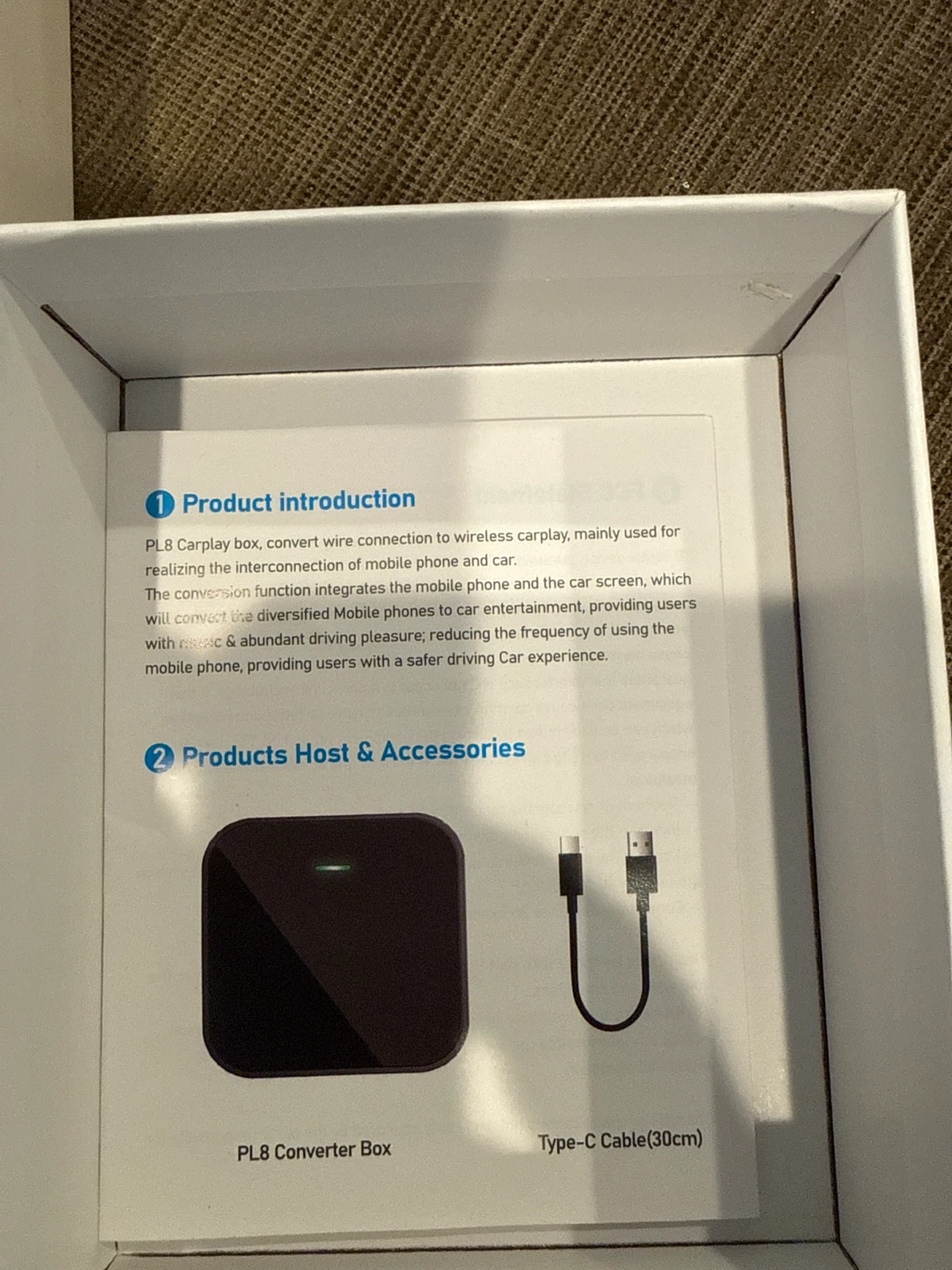 PL8 Wireless CarPlay Converter Box - photo 3