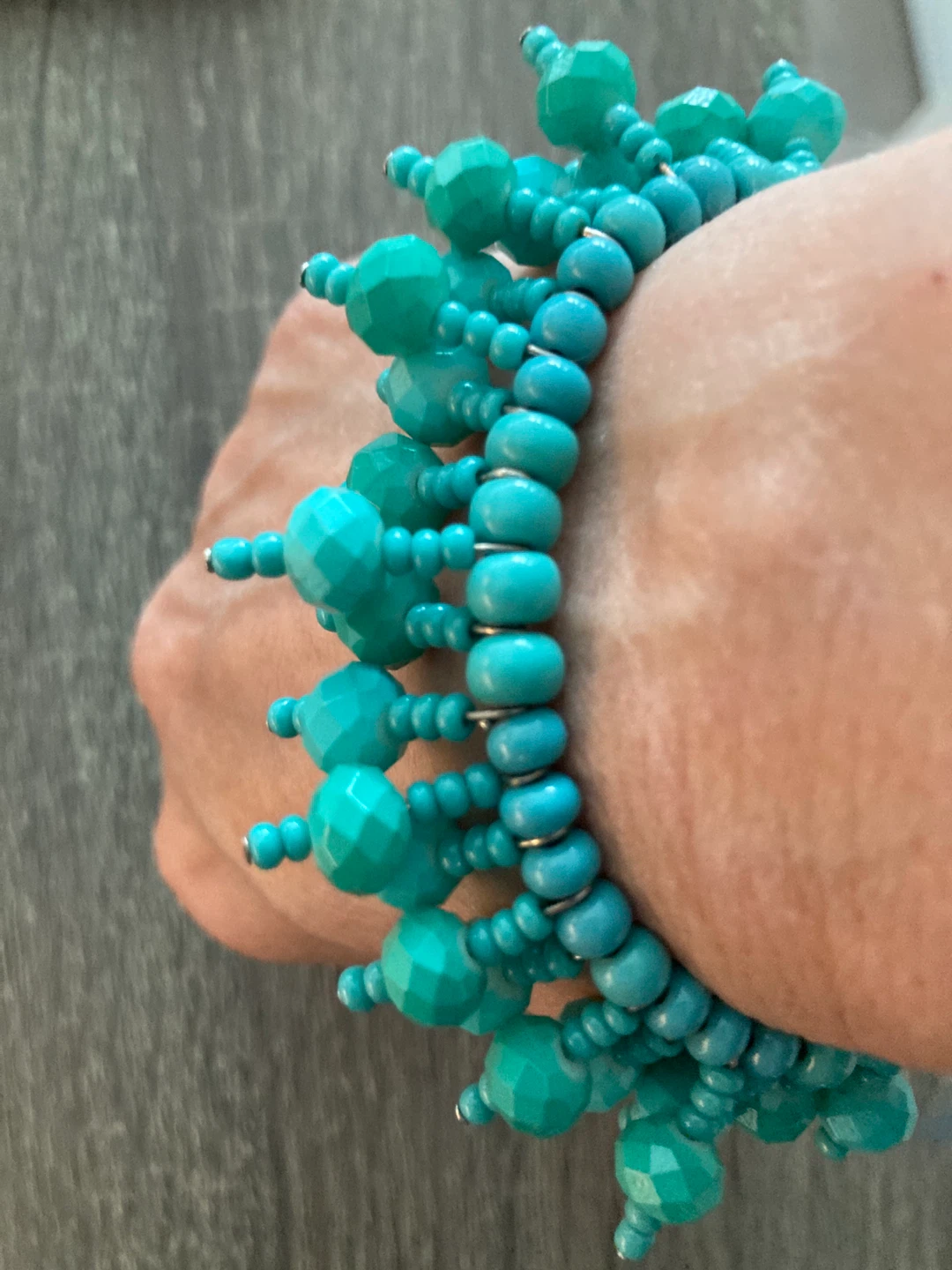 Turquoise Beaded Bracelet - photo 2
