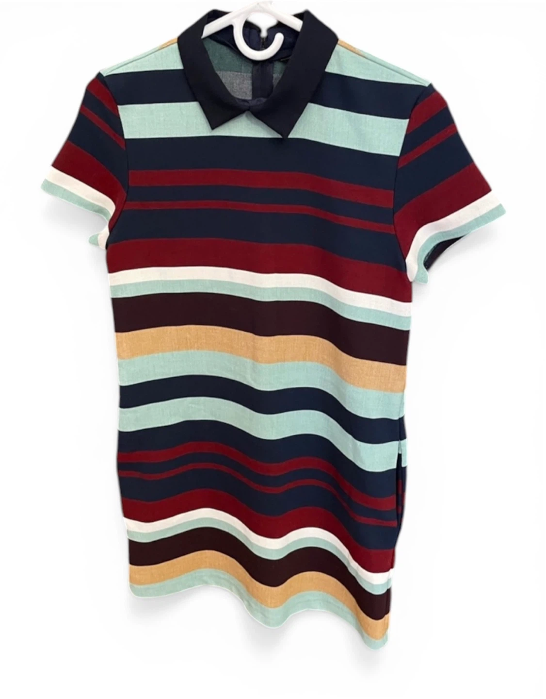 ZARA Trafaluc Multi-Coloured Striped Mini Dress - photo 3