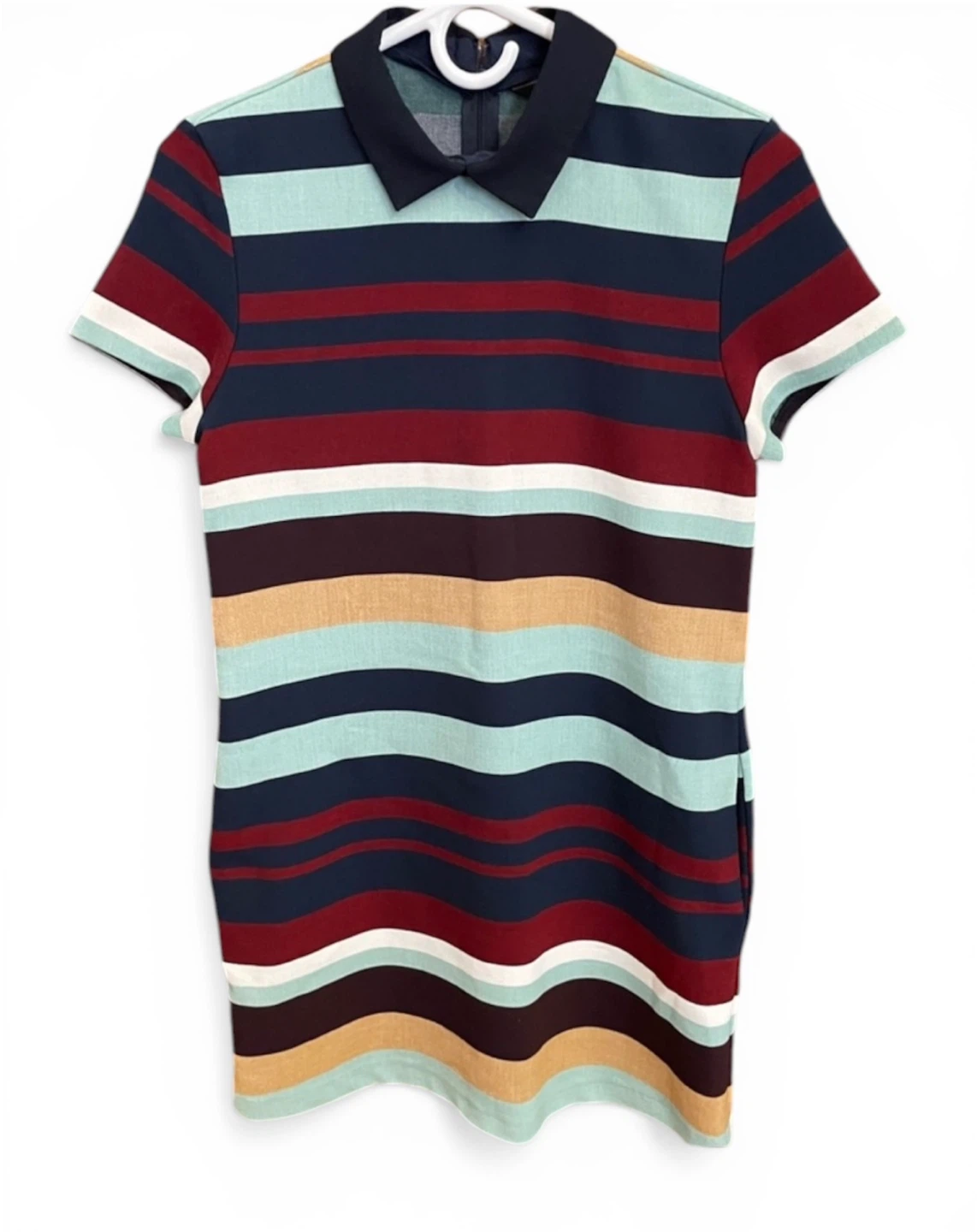 ZARA Trafaluc Multi-Coloured Striped Mini Dress - photo 2