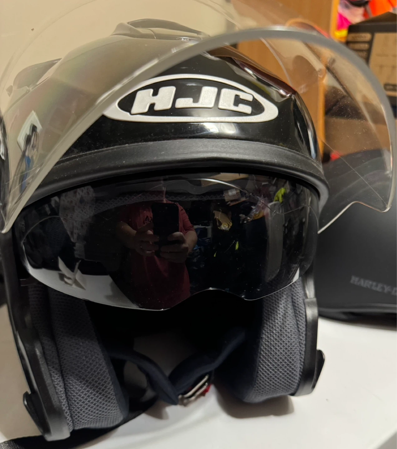 HJC FG-JET Motorcycle Helmet - Black - photo 2