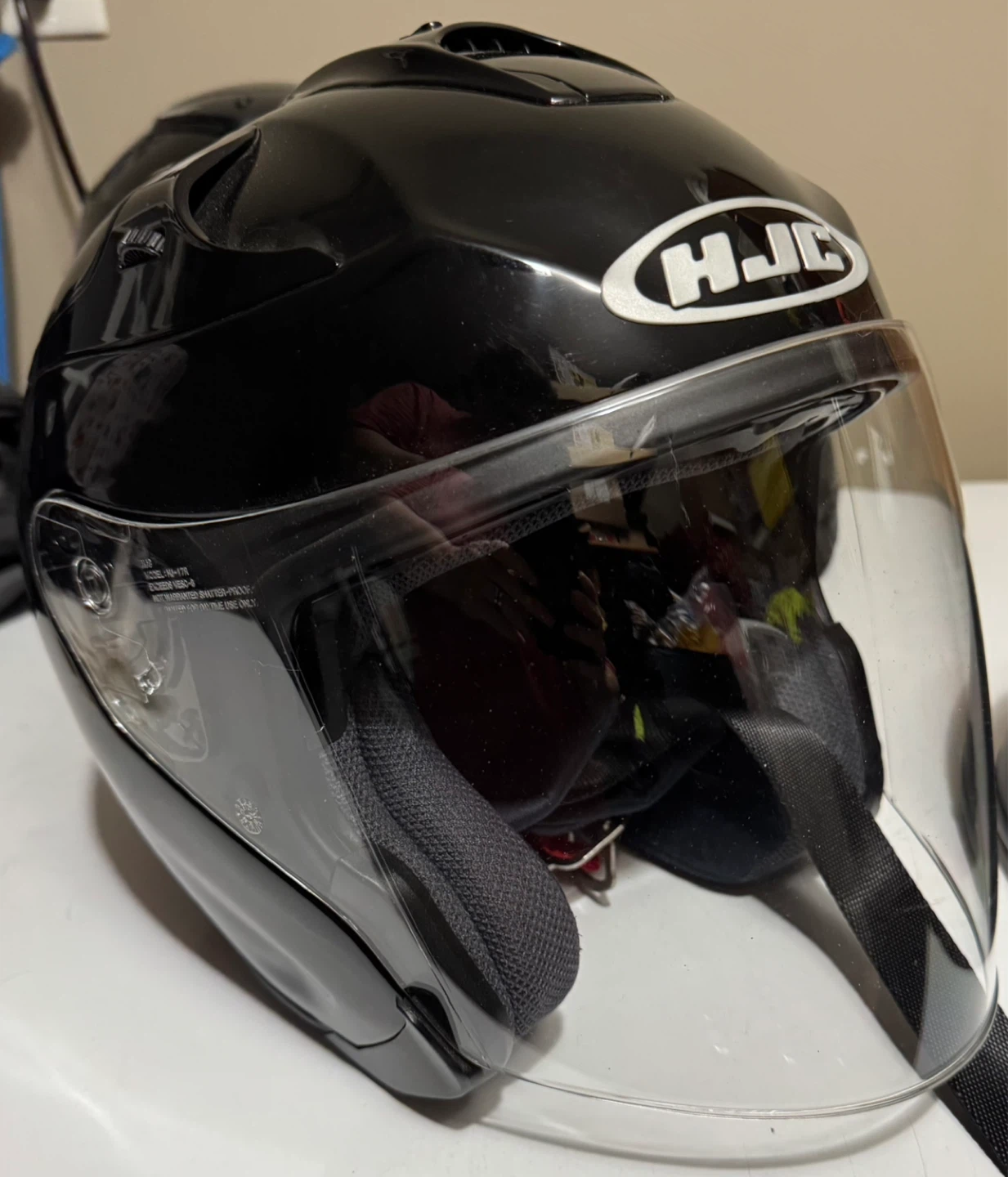 HJC FG-JET Motorcycle Helmet - Black