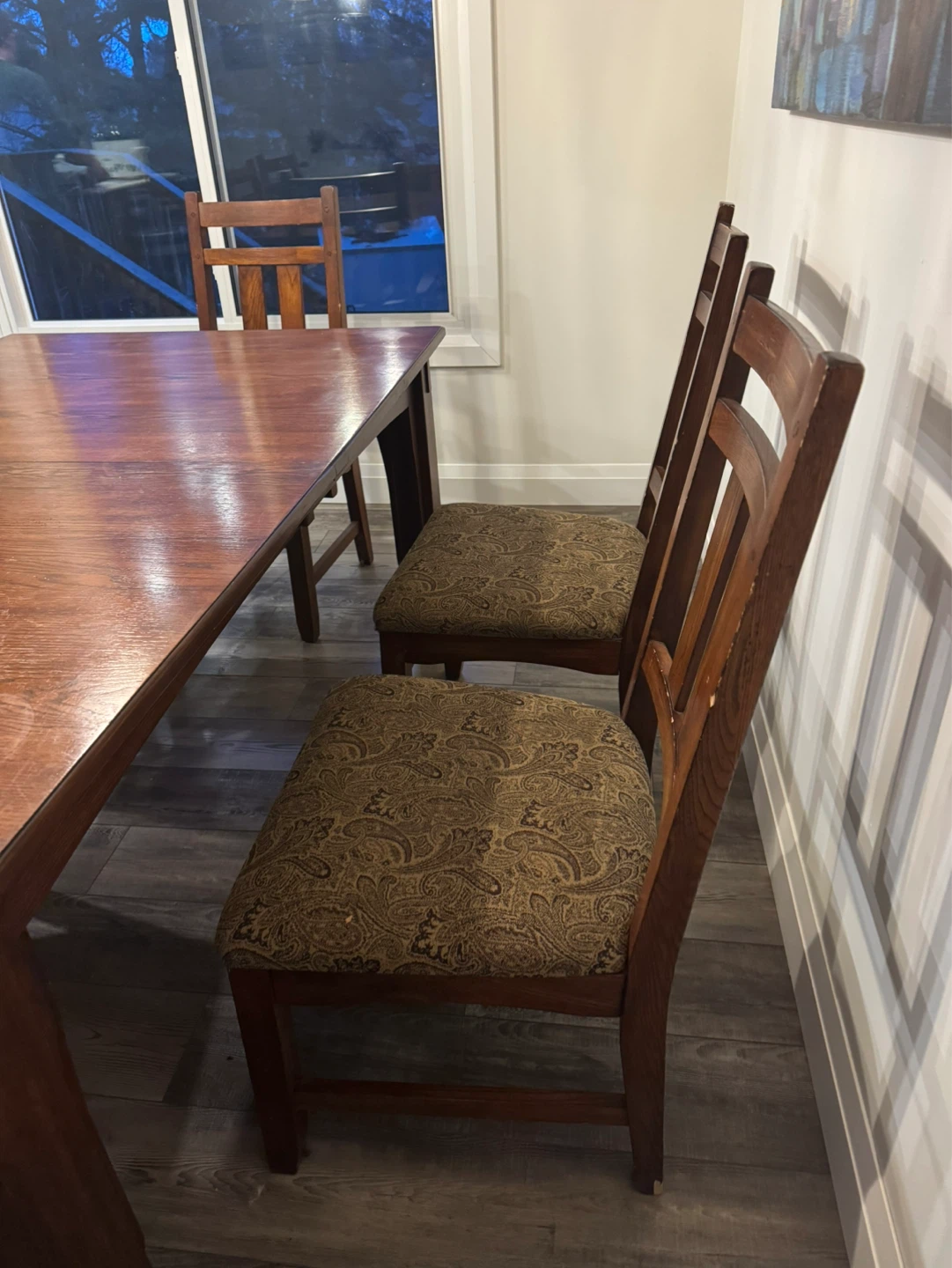 Solid Wood Dining Table with 6 Chairs (seats 6-10) - photo 2