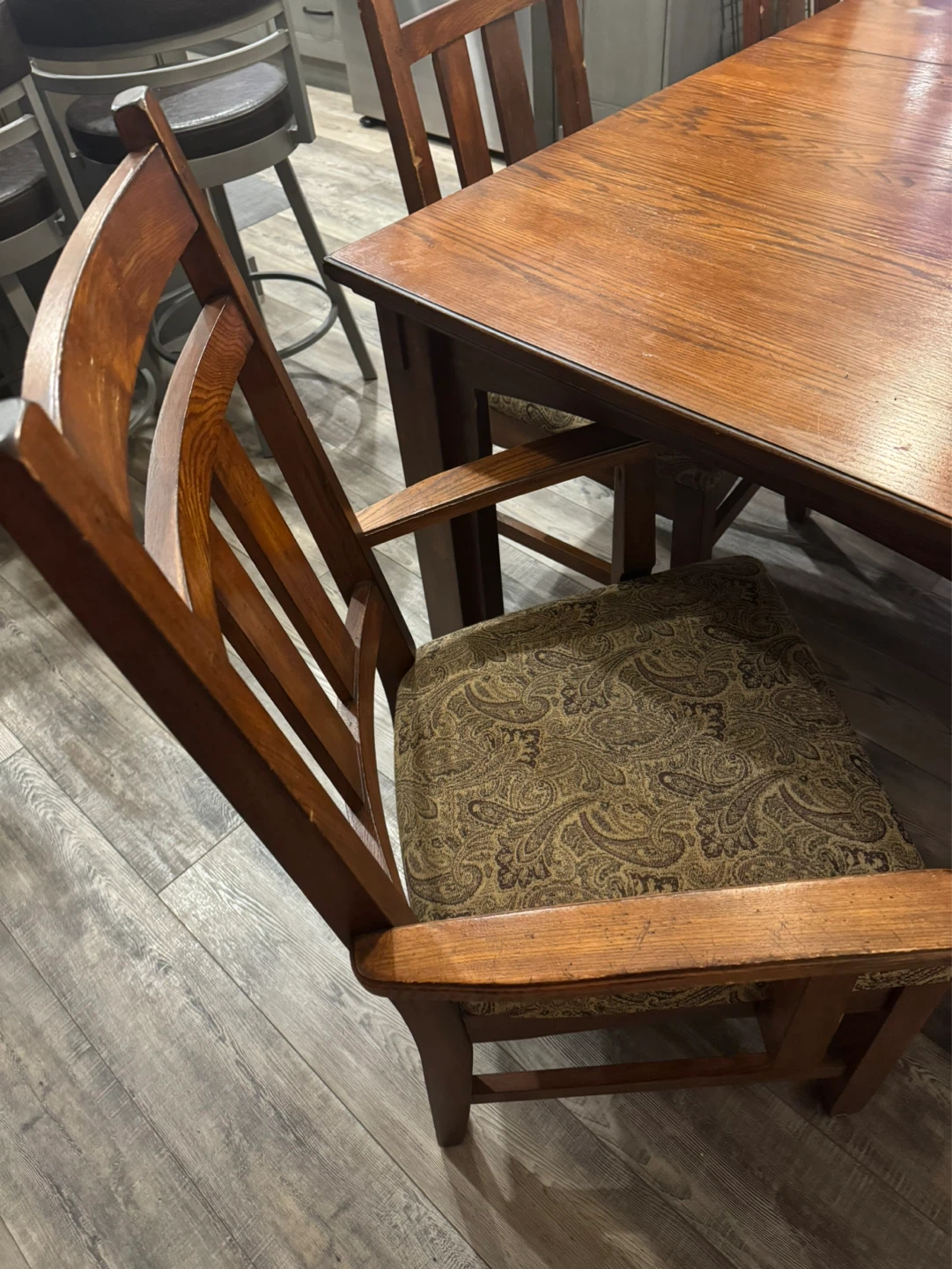Solid Wood Dining Table with 6 Chairs (seats 6-10) - photo 3