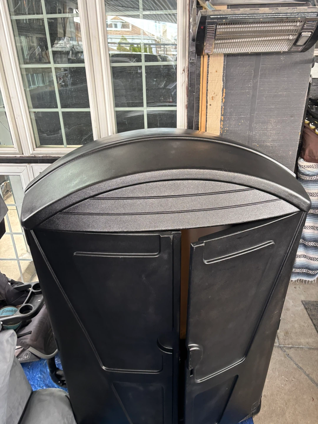Black Outdoor Storage Cabinet - photo 3