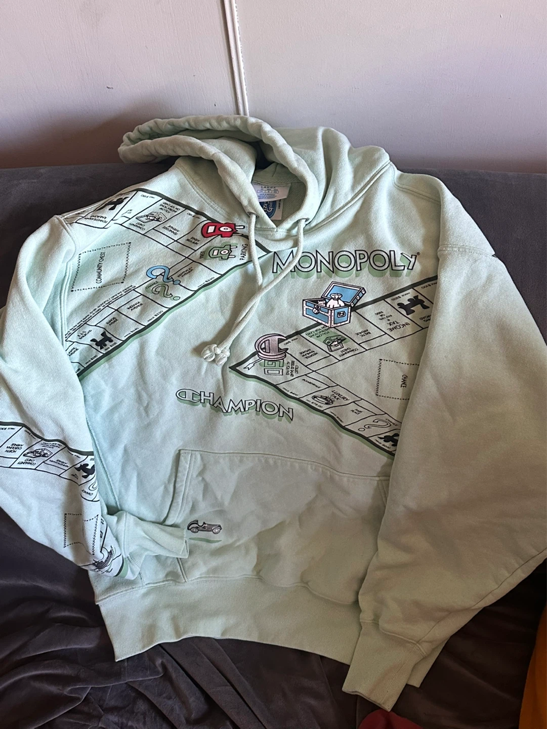 Large Champion Monopoly Hoodie