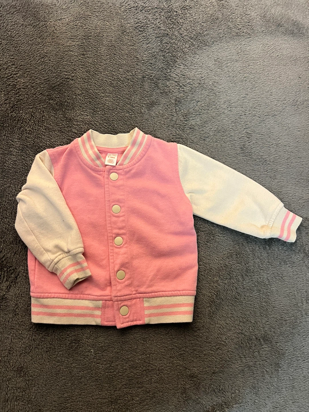 Joe Fresh Baby Jacket 6-12M Pink White