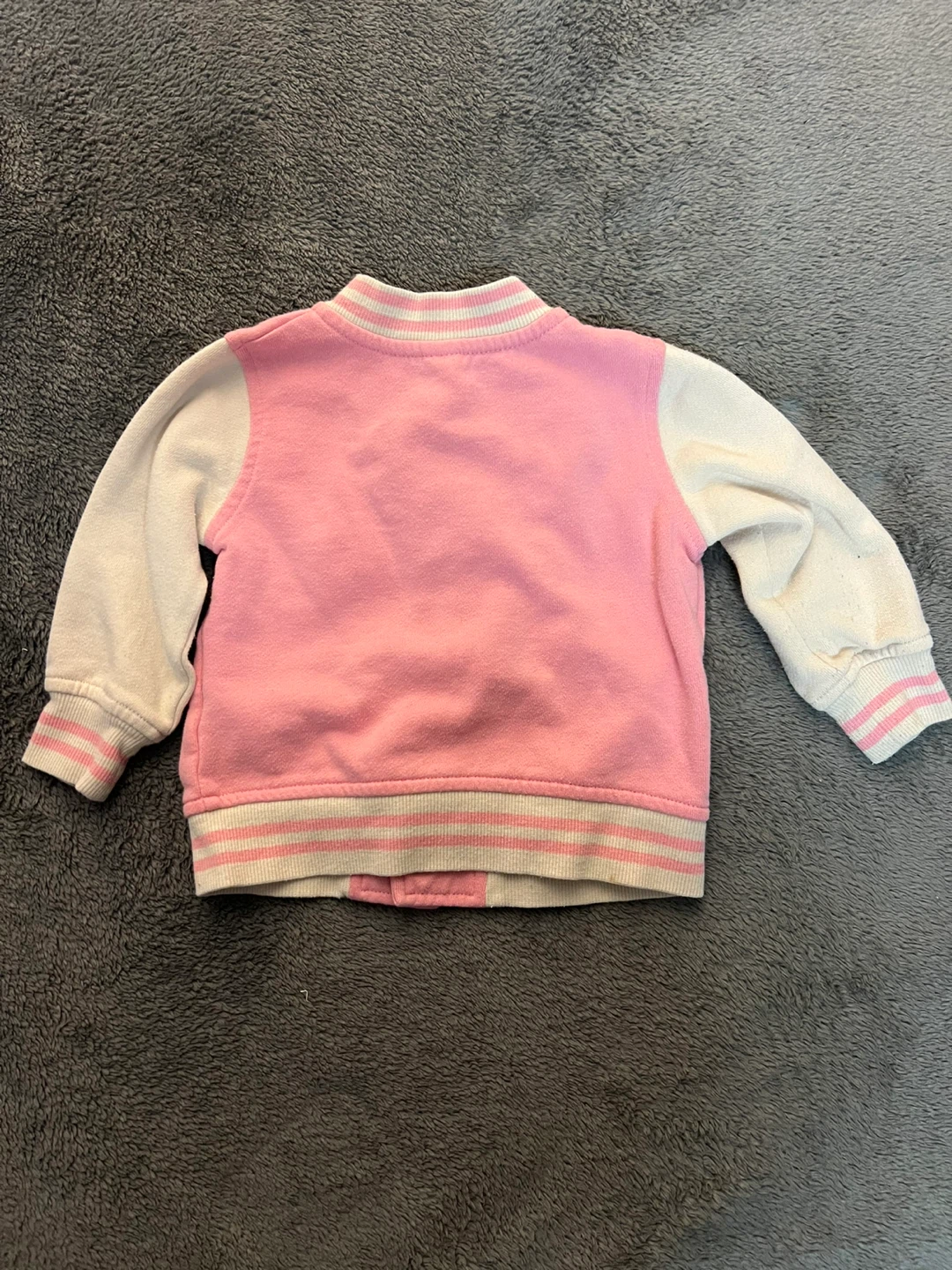 Joe Fresh Baby Jacket 6-12M Pink White - photo 2