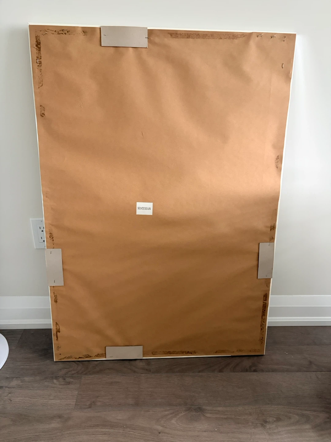 Mirror with Textured White Frame - photo 3