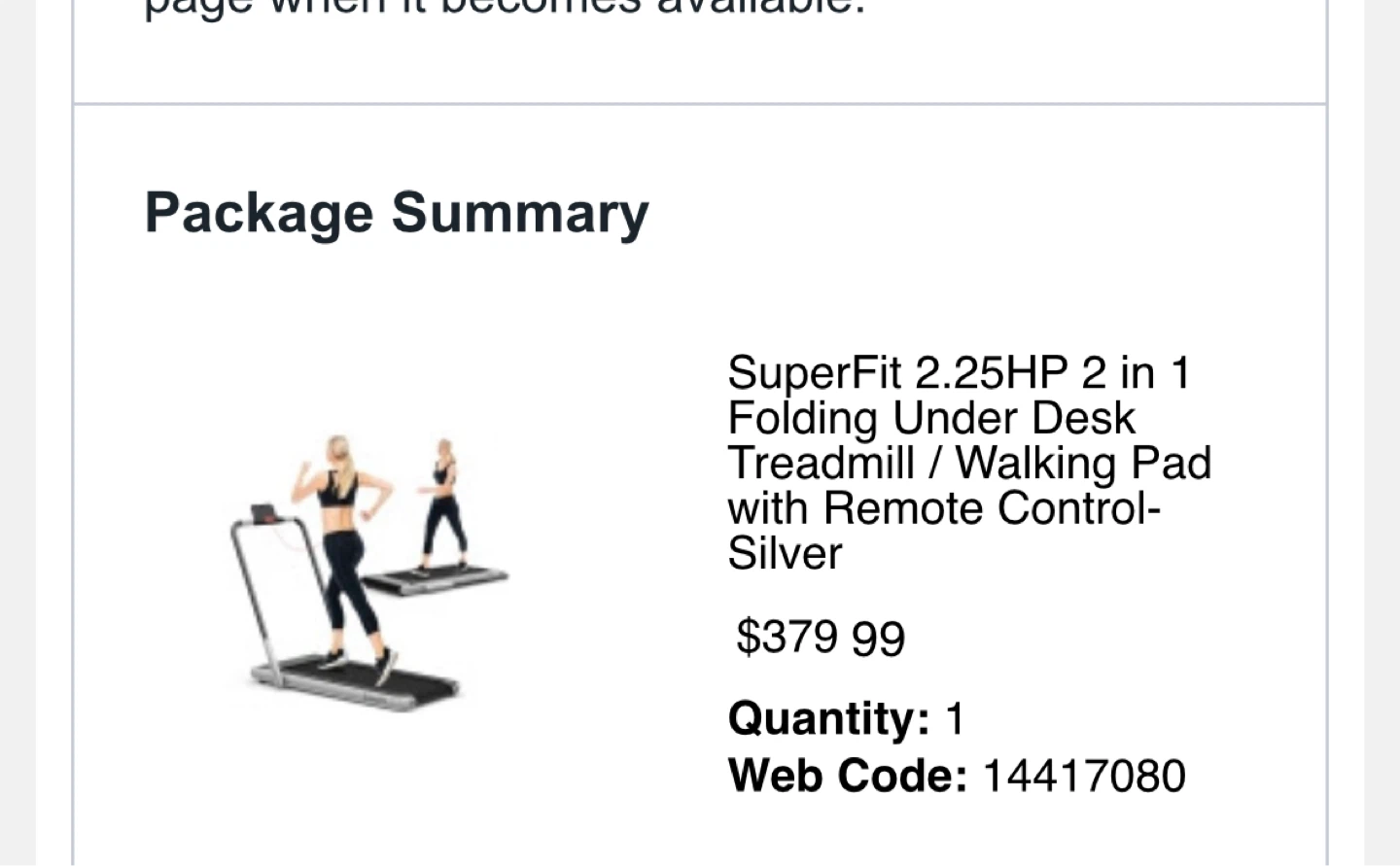 SuperFit Walking Pad - photo 2