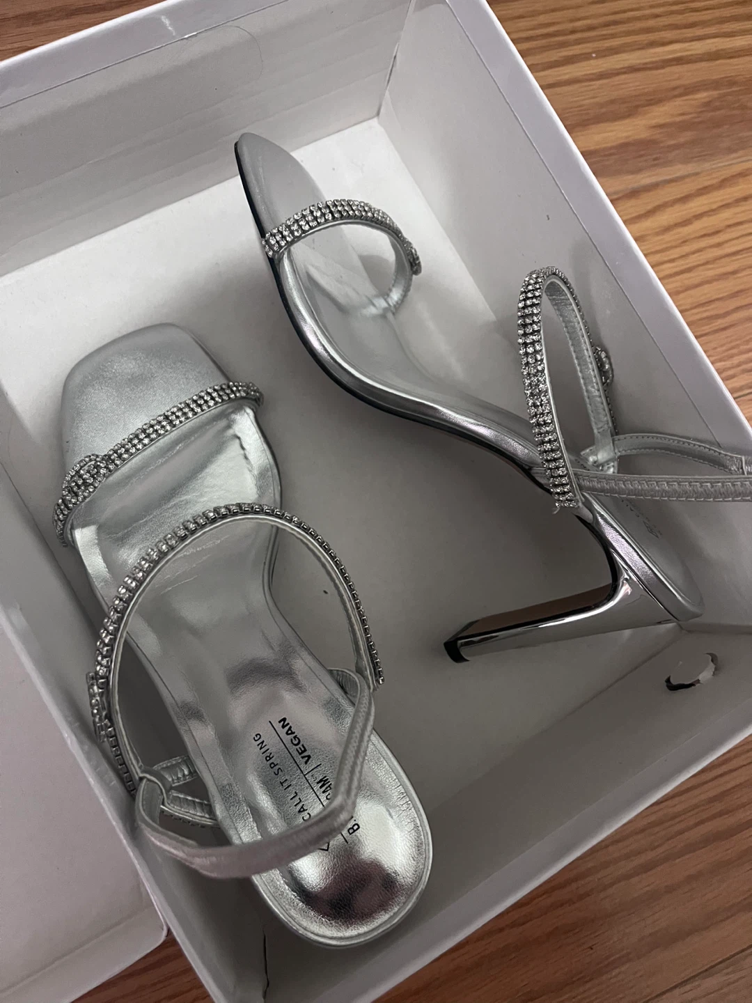 Spring Silver Embellished Heels - photo 2