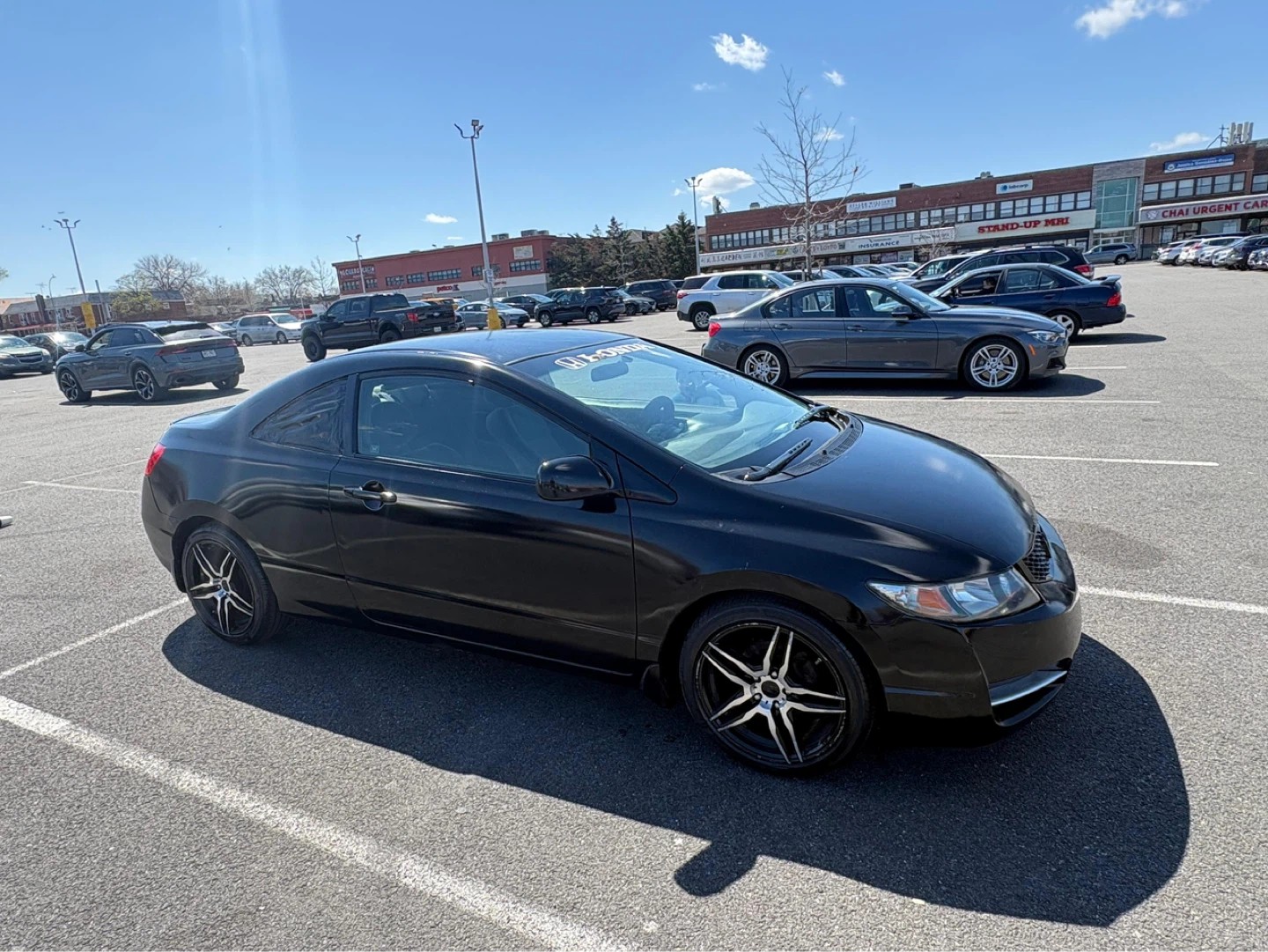 Black Honda Civic Coupe