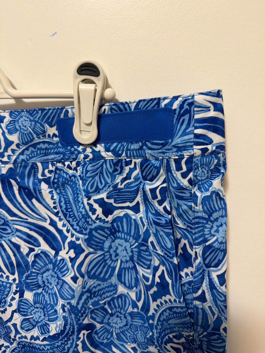 Blue and white Floral Rip Skirt Size X-Large - photo 4