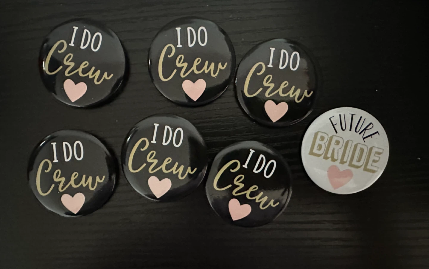 Bachelorette Party "I Do Crew" & "Future Bride" Pins