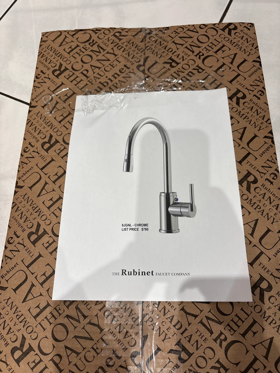 Rubinet Faucet Company Kitchen Faucet - Chrome
