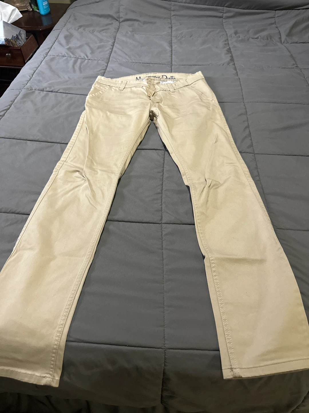 Massimo Dutti Khaki Chinos Size 33