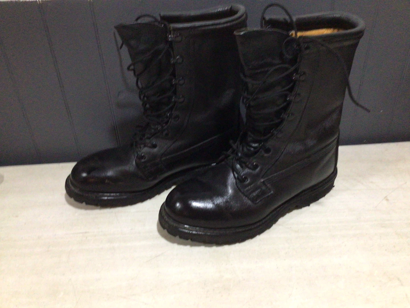 Boots.  Steel toe