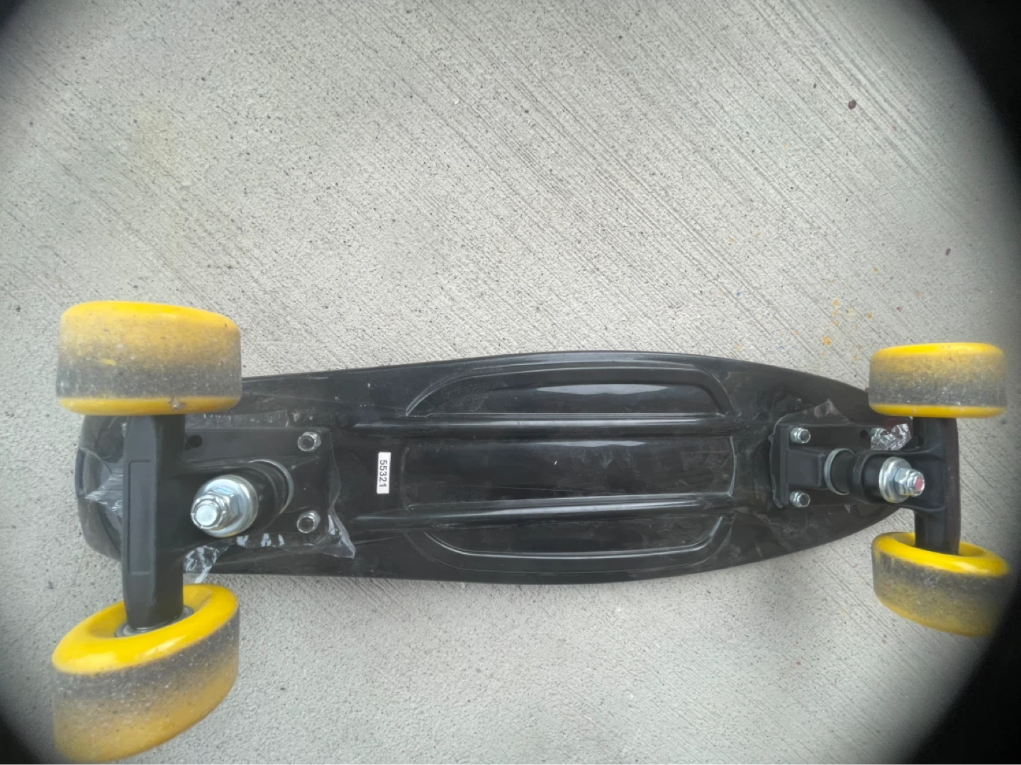 Black/Yellow Penny Board - photo 2