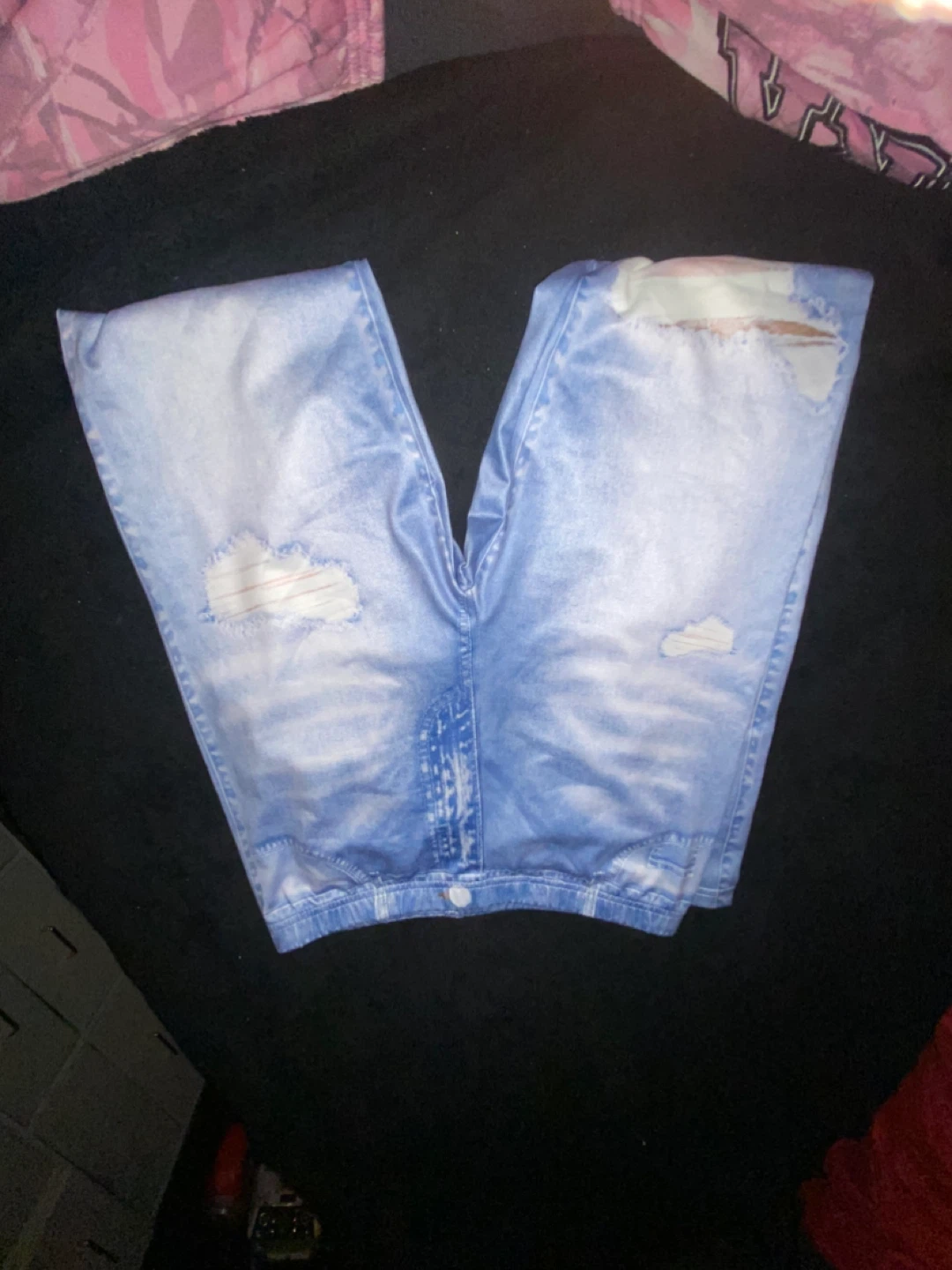 Blue Distressed Jeans