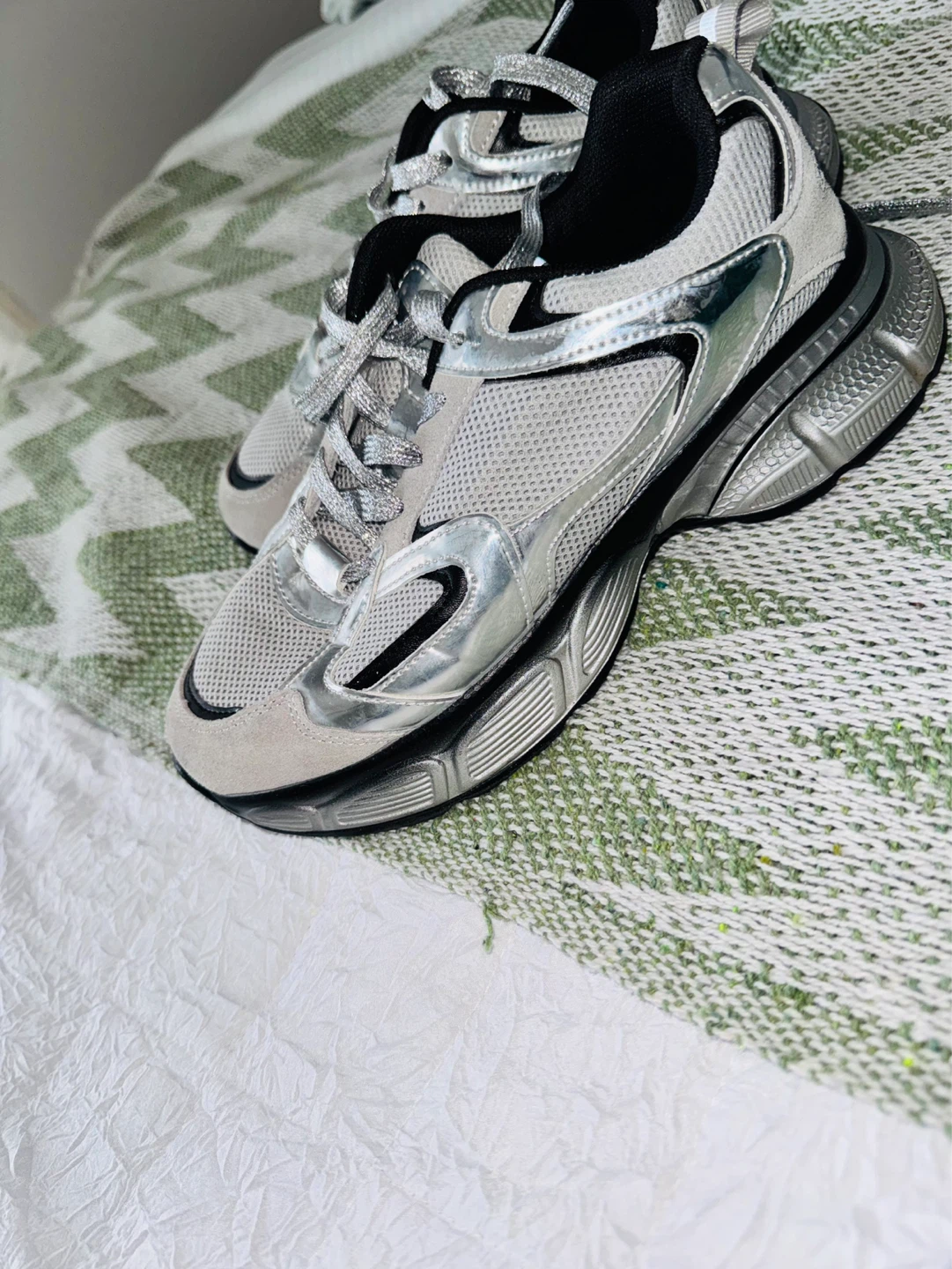 Women's Fashion Sneakers - Silver - photo 2