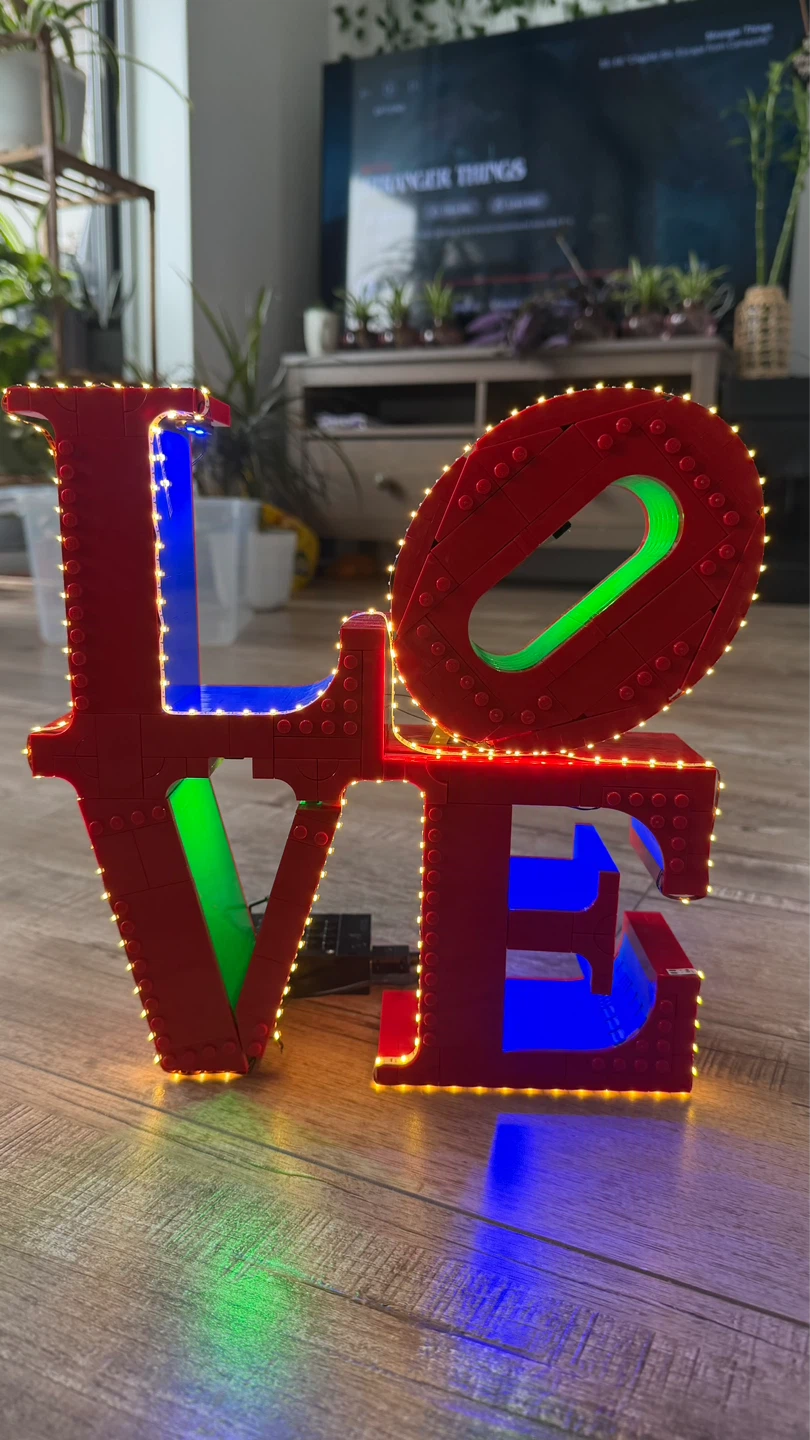 Lego Love set with Lights and books - Can disassemble also