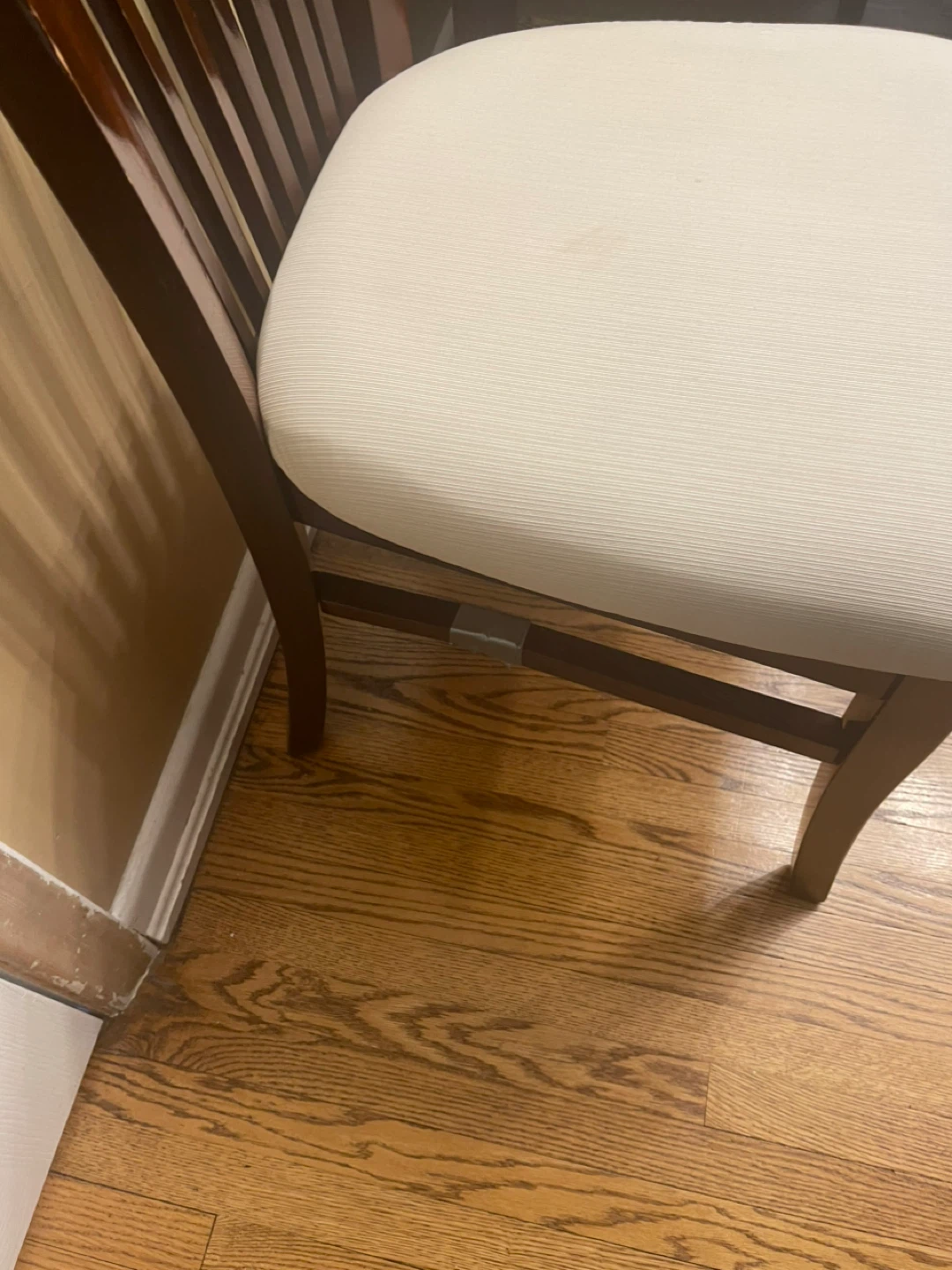 4 Wooden Dining Chair with Padded Seat - photo 4