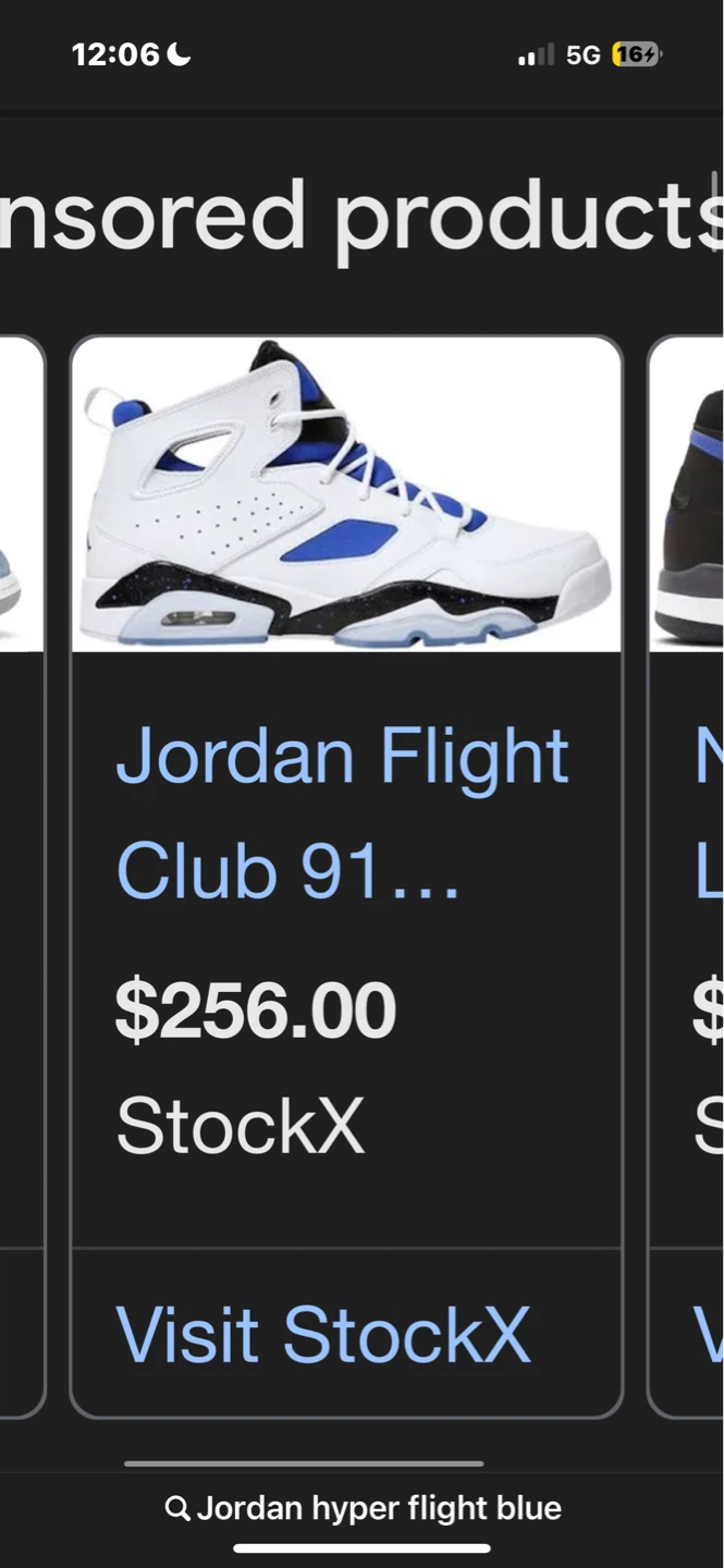Air Jordan Flight Club 91 'White Hyper Royal' Sneakers Size 12 - photo 2
