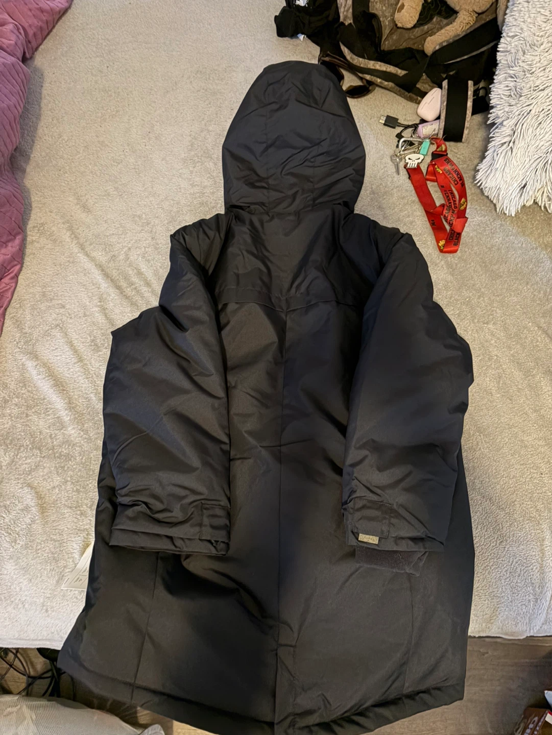 All in Motion Black Parka Jacket XL (14) - photo 5